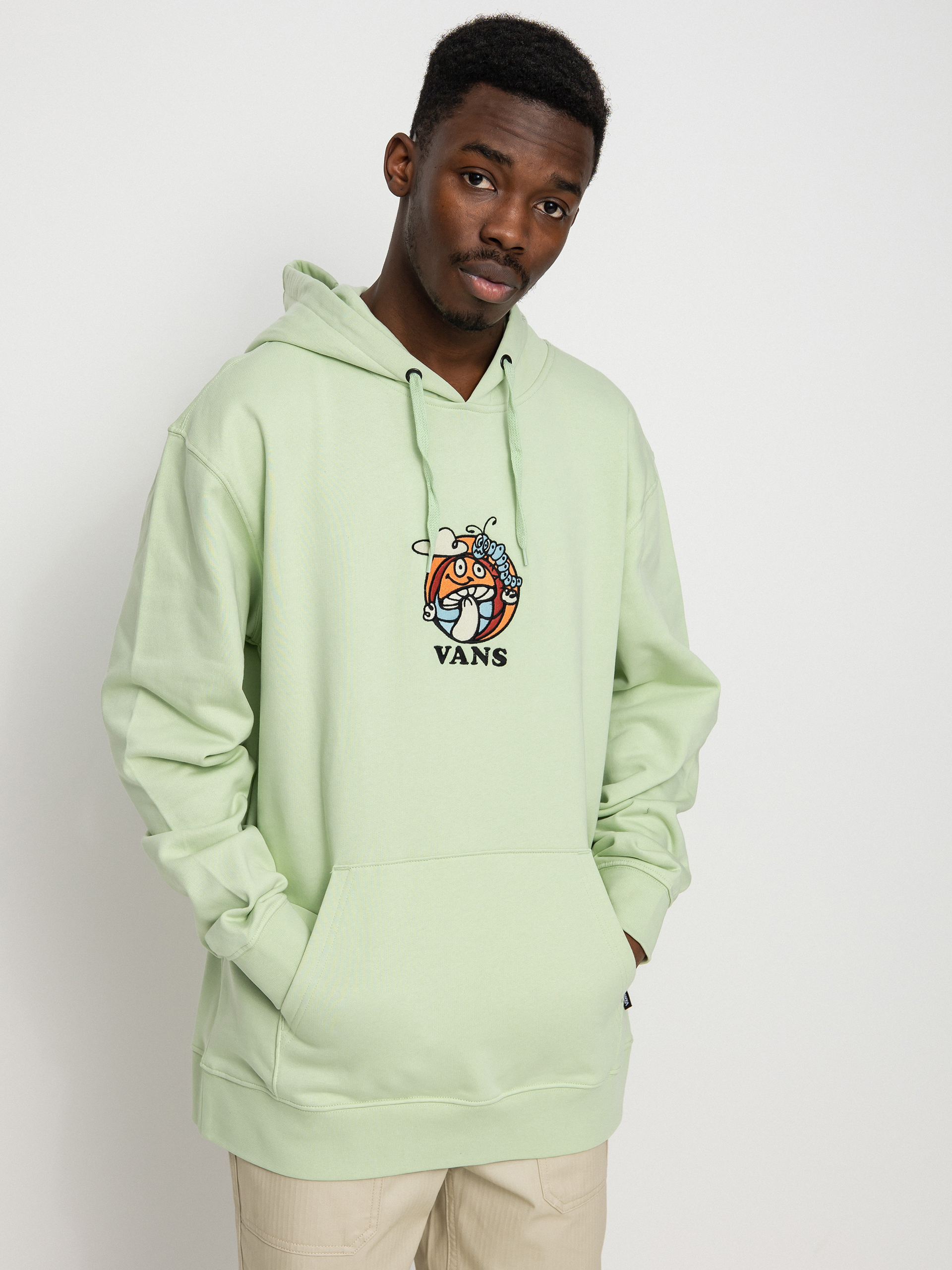 Vans Happy Mushroom HD Hoodie (celadon green)