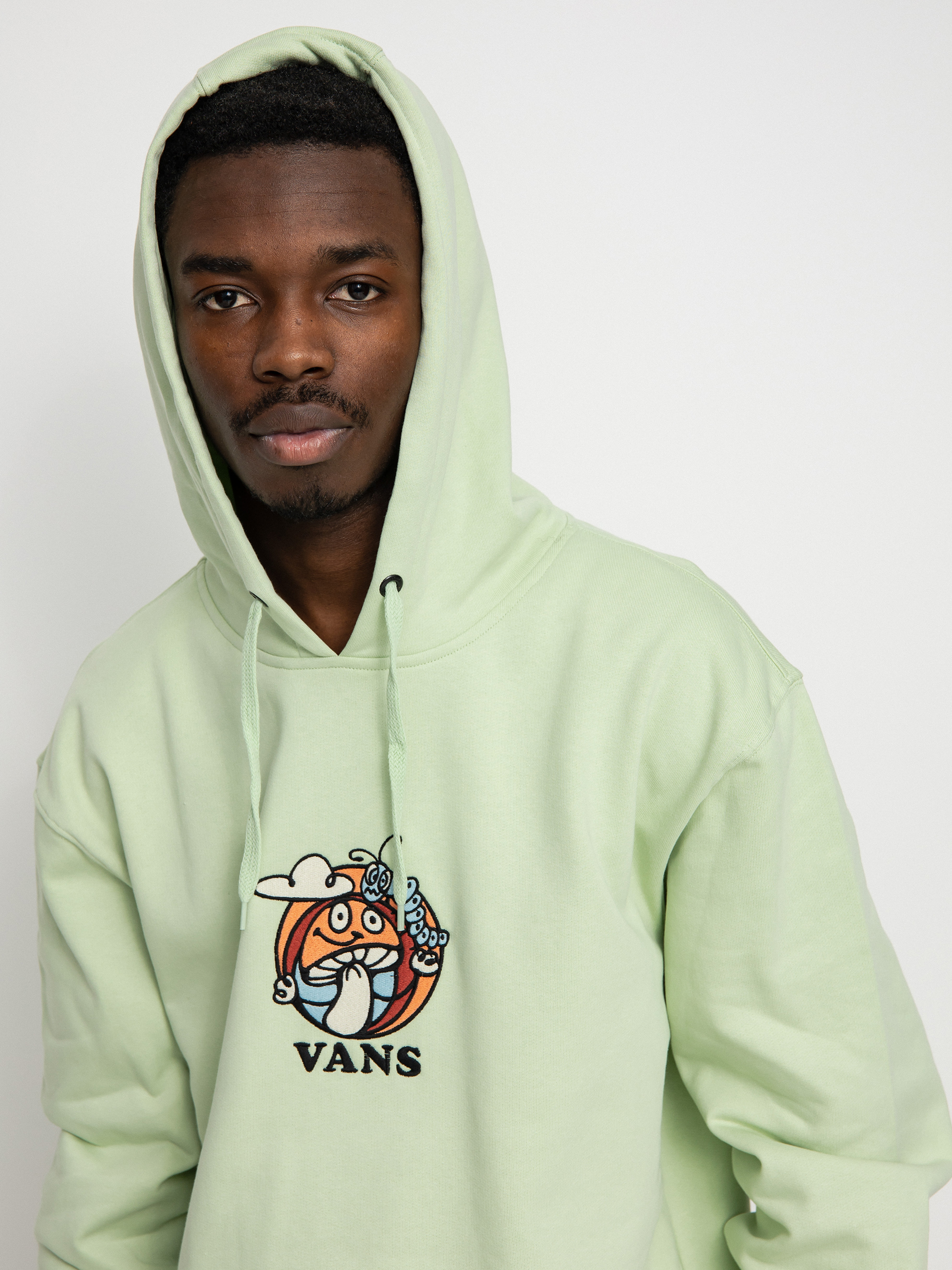 Vans Happy Mushroom HD Hoodie (celadon green)
