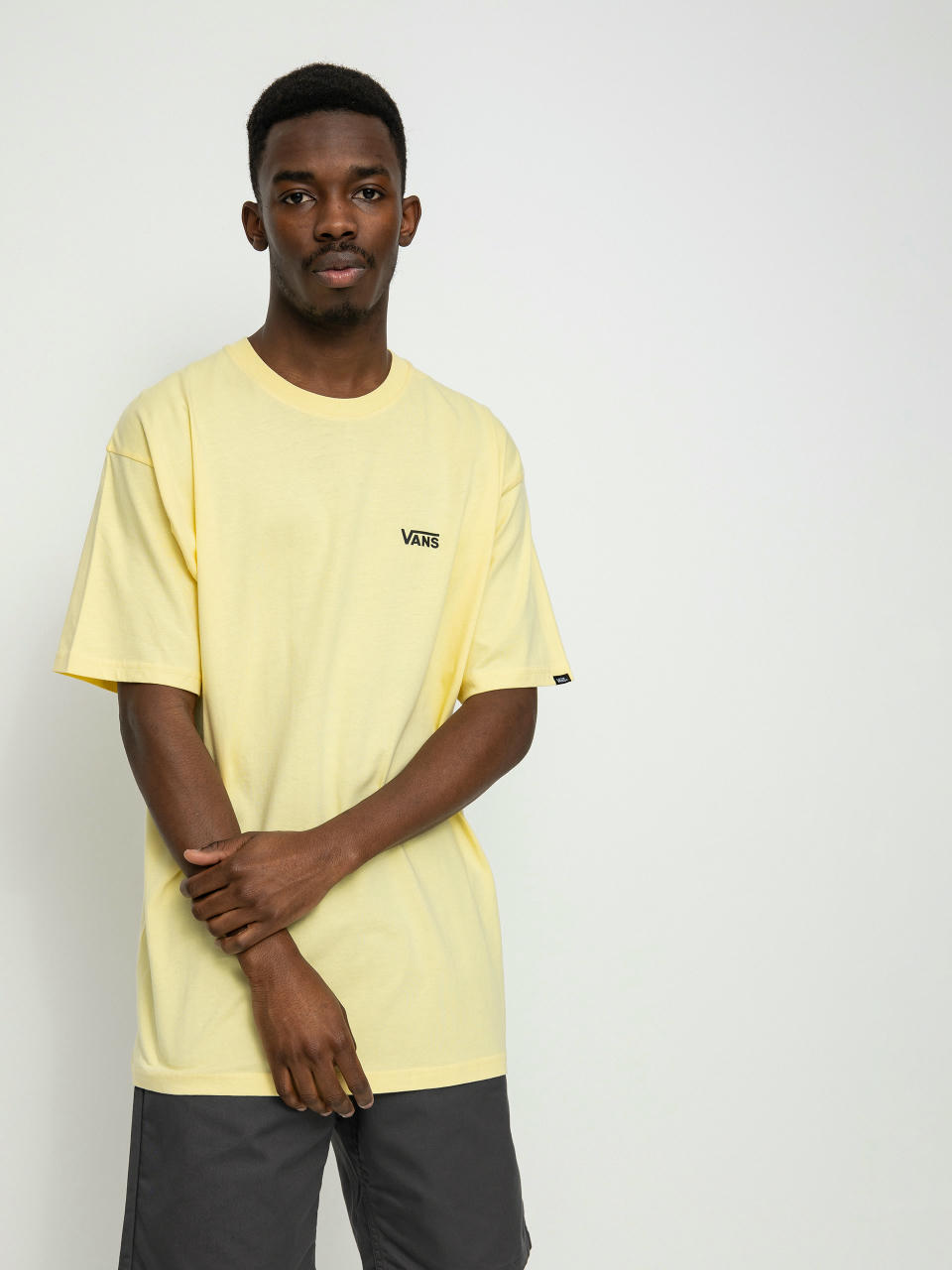 Vans Left Chest Logo Plus T-shirt (pale banana)