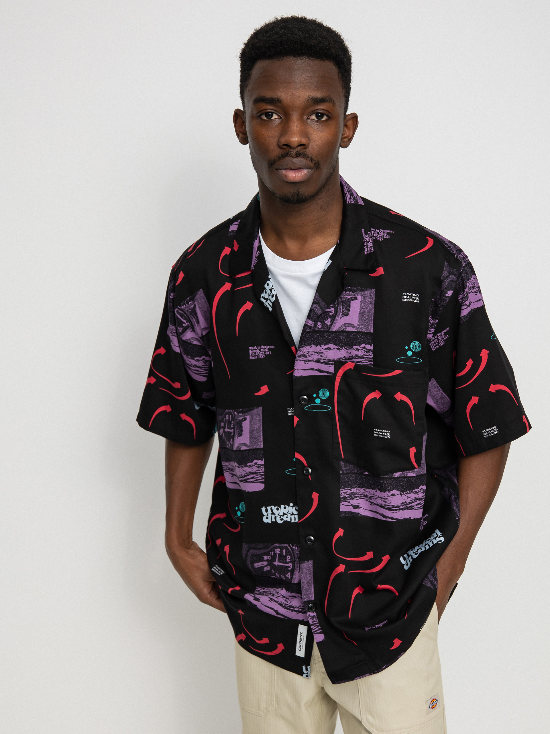 Carhartt WIP Dreams Shirt (dreams print/black)