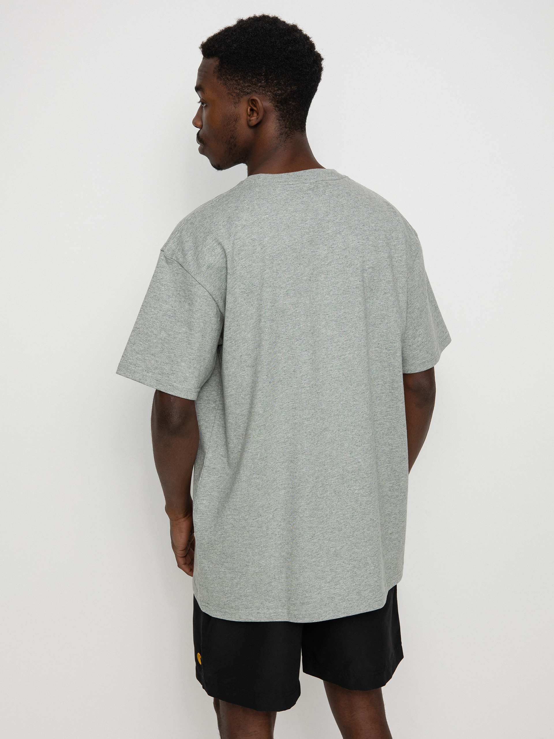 Carhartt WIP Chase T-shirt (grey heather/gold)