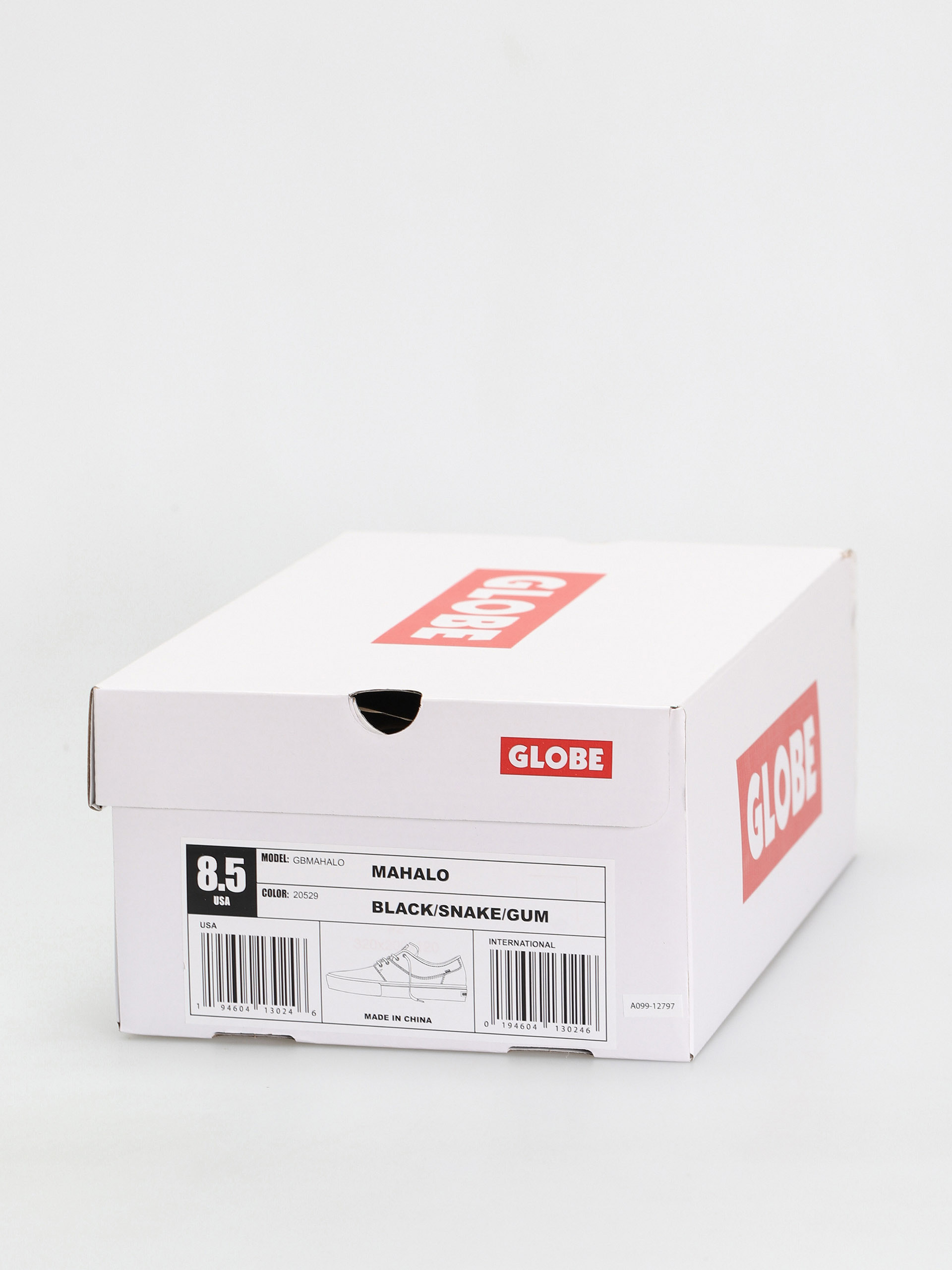 Globe Mahalo Shoes (black/snake/gum)