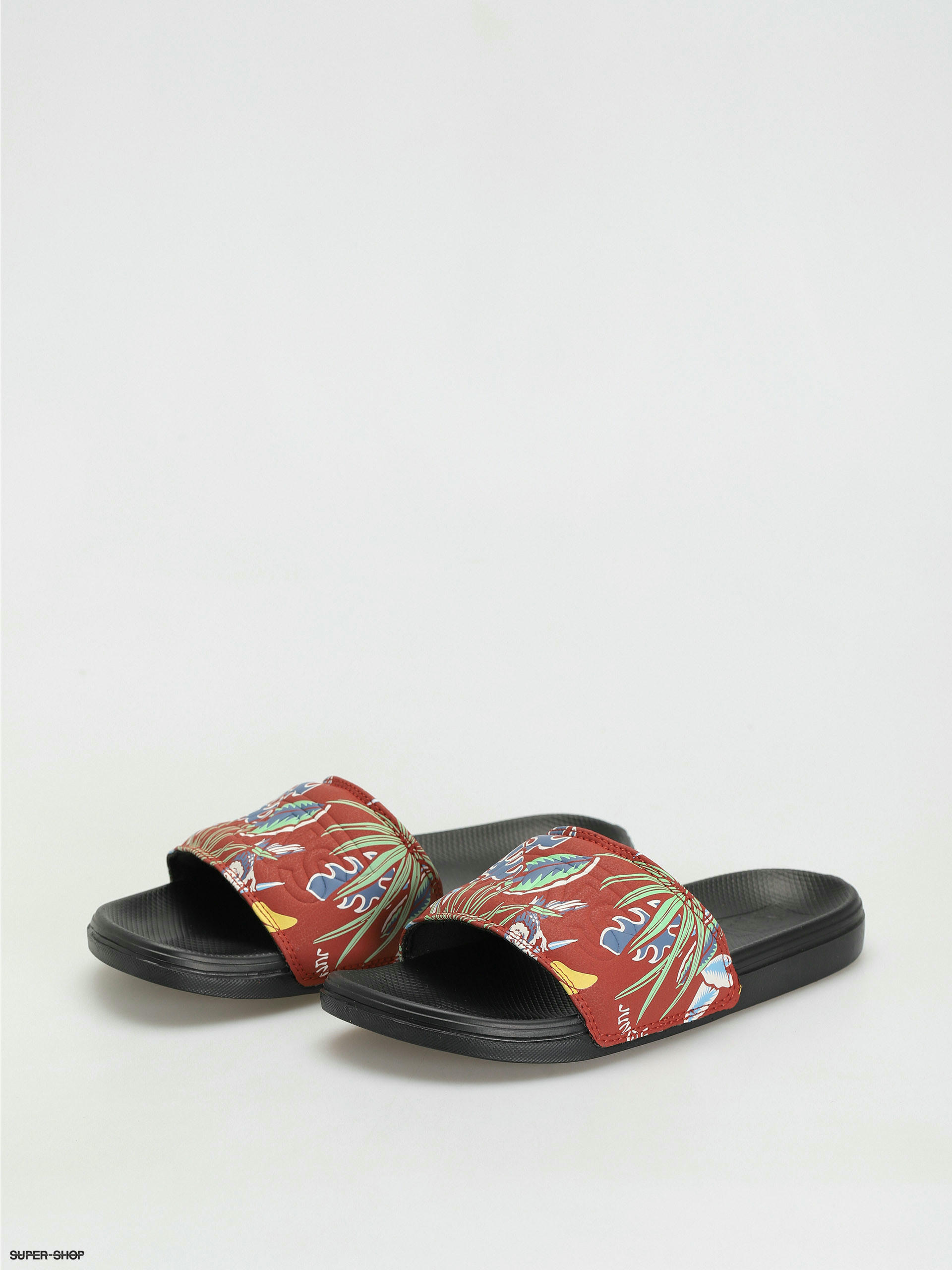 vans floral slide sandals