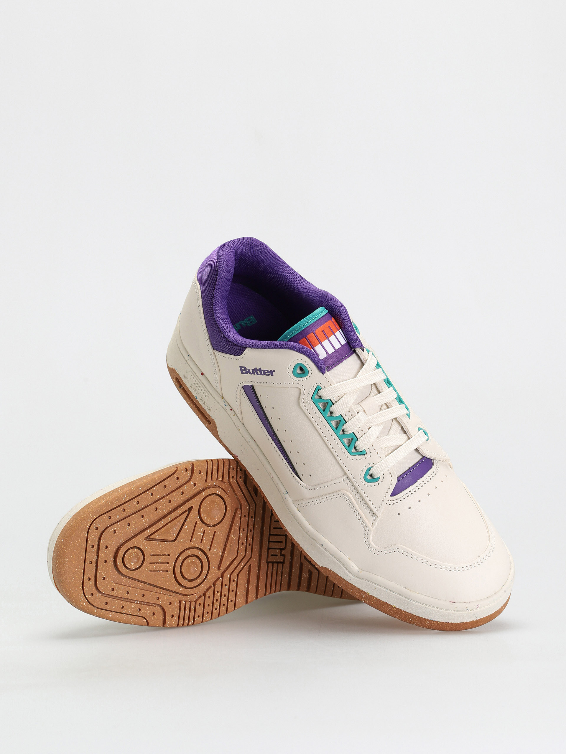 Puma Slipstream Lo L Butter Goods Shoes (whisper white/prism violet)