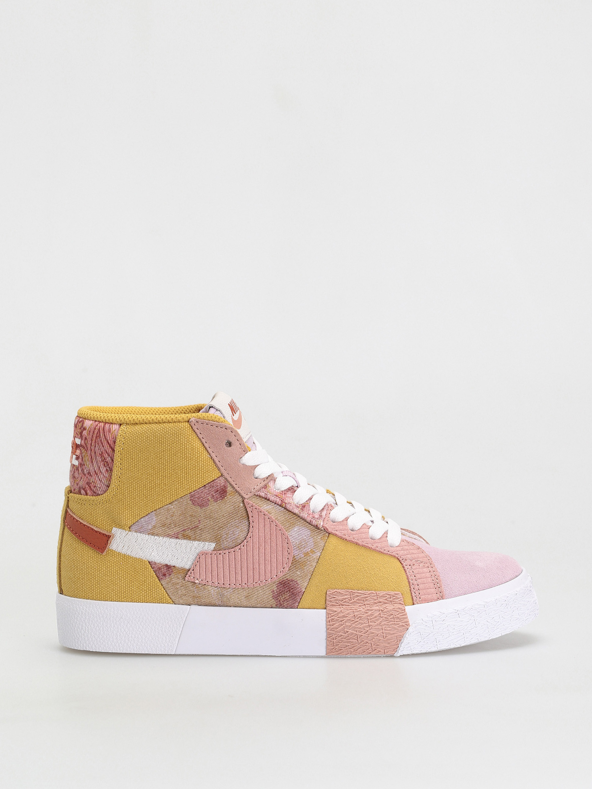 Nike SB Zoom Blazer Mid Premium Shoes (sanded gold/white burnt sunrise)