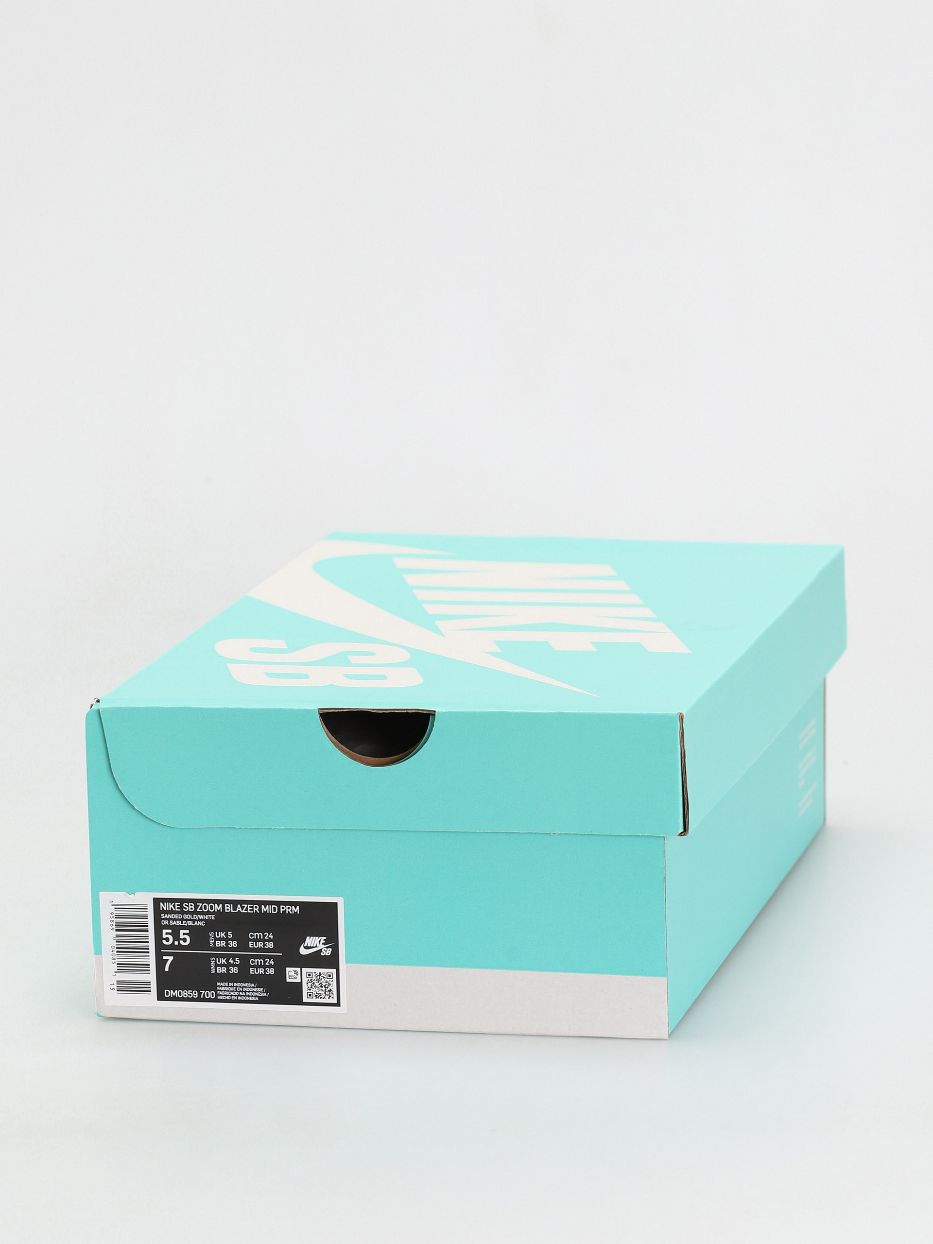 Nike SB Zoom Blazer Mid Premium Shoes (sanded gold/white burnt sunrise)