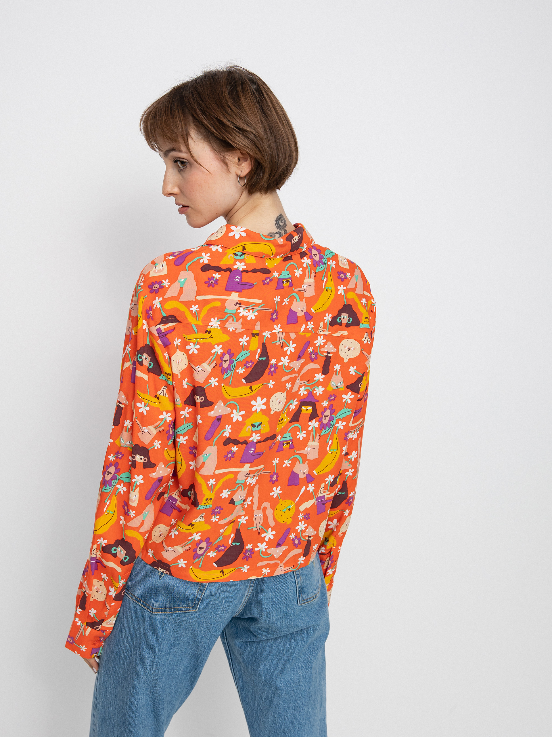 Volcom Egle Zvirblyte Woven Shirt Wmn (living coral)