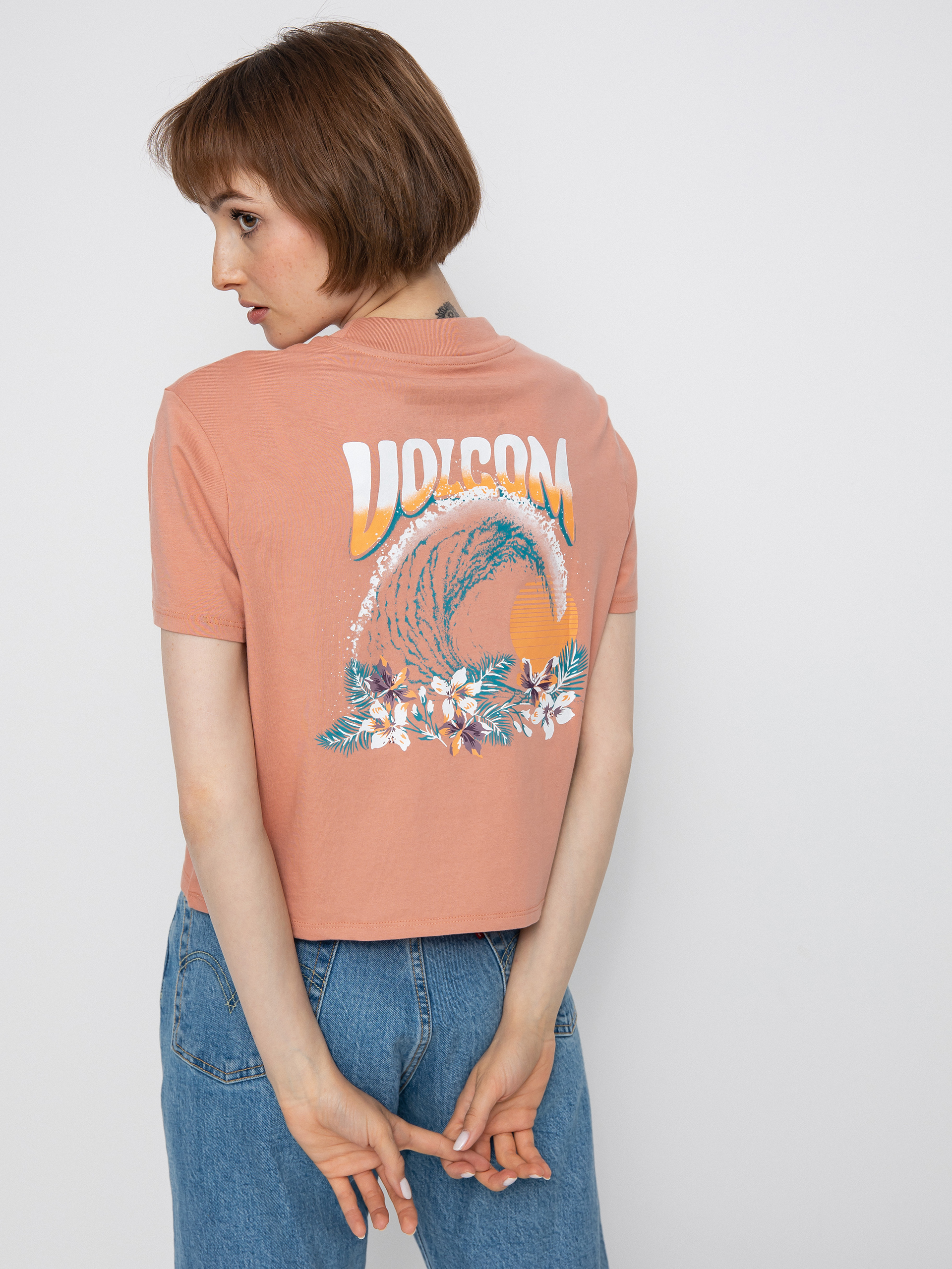 Volcom Pocket Dial T-shirt Wmn (light mauve)