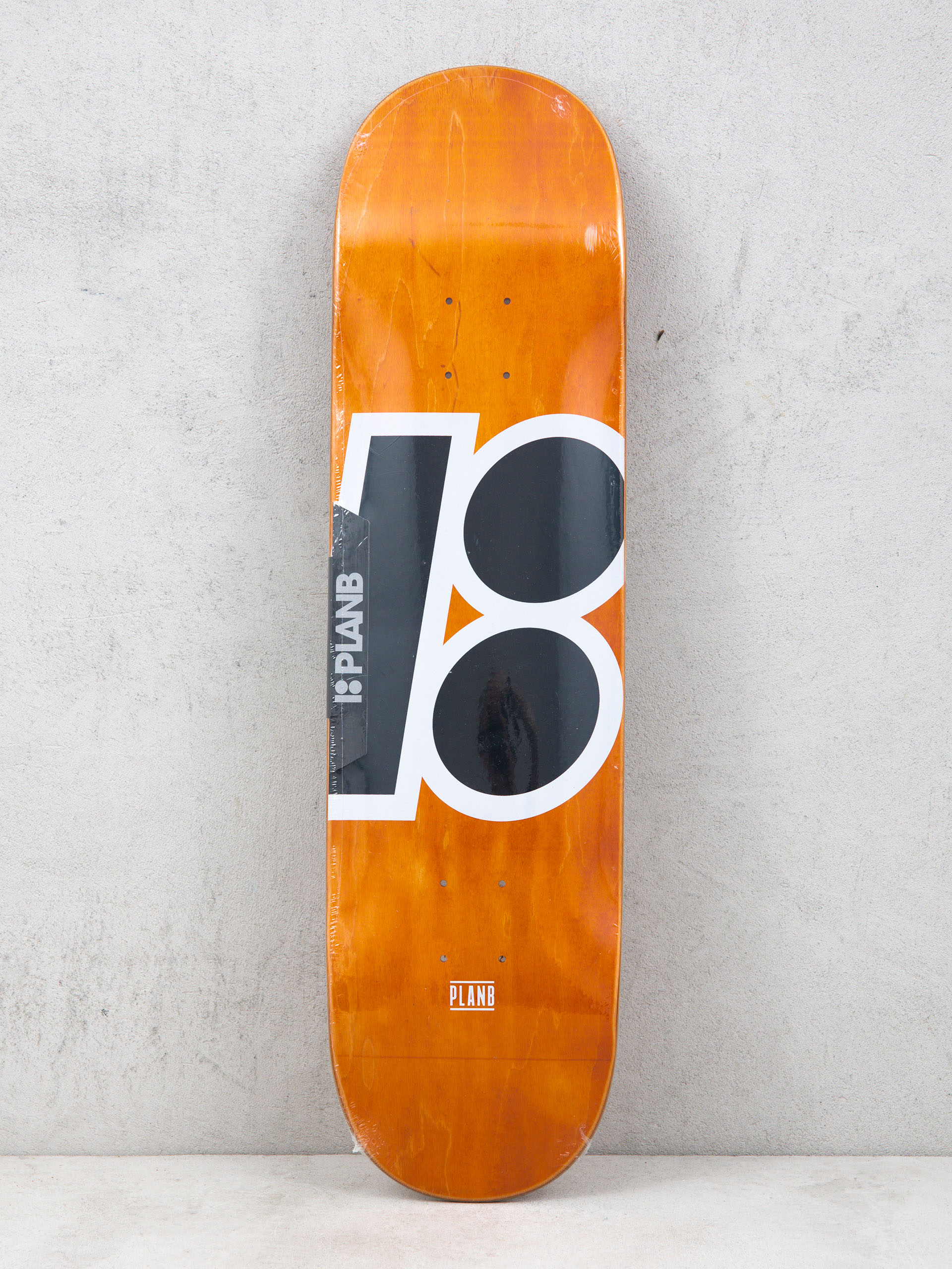 Plan B Team Classic Stained Deck (white/black/orange)