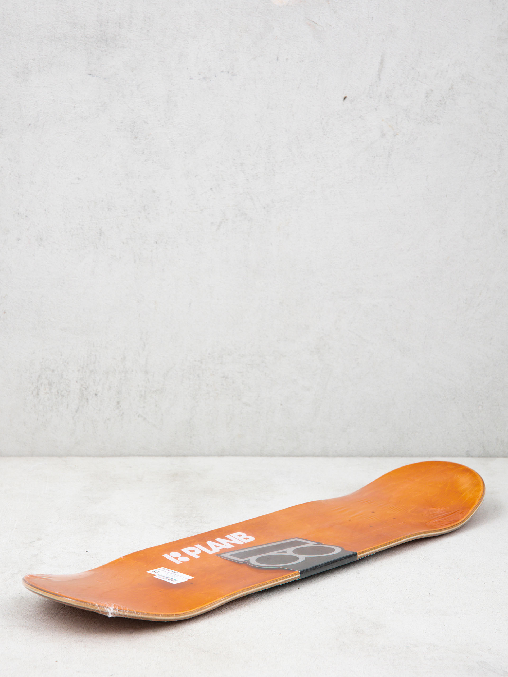 Plan B Team Classic Stained Deck (white/black/orange)