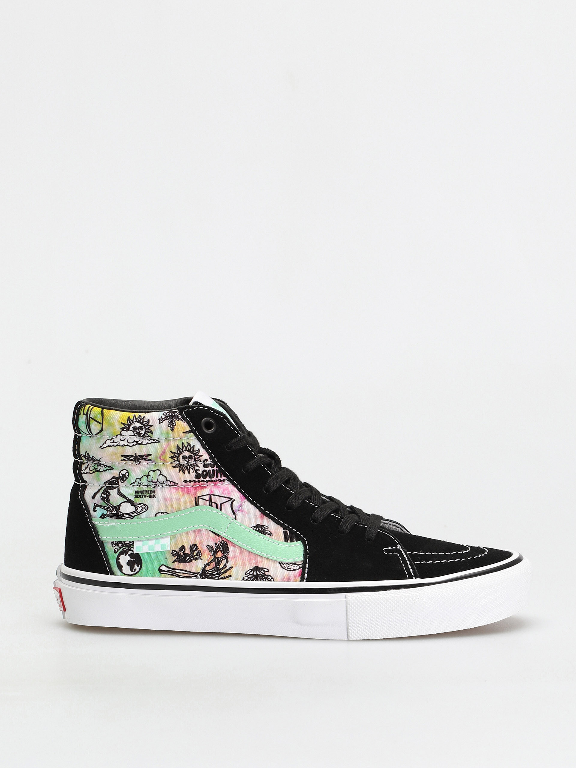 Vans Skate Sk8 Hi Shoes (shroom doom/black/green ash)