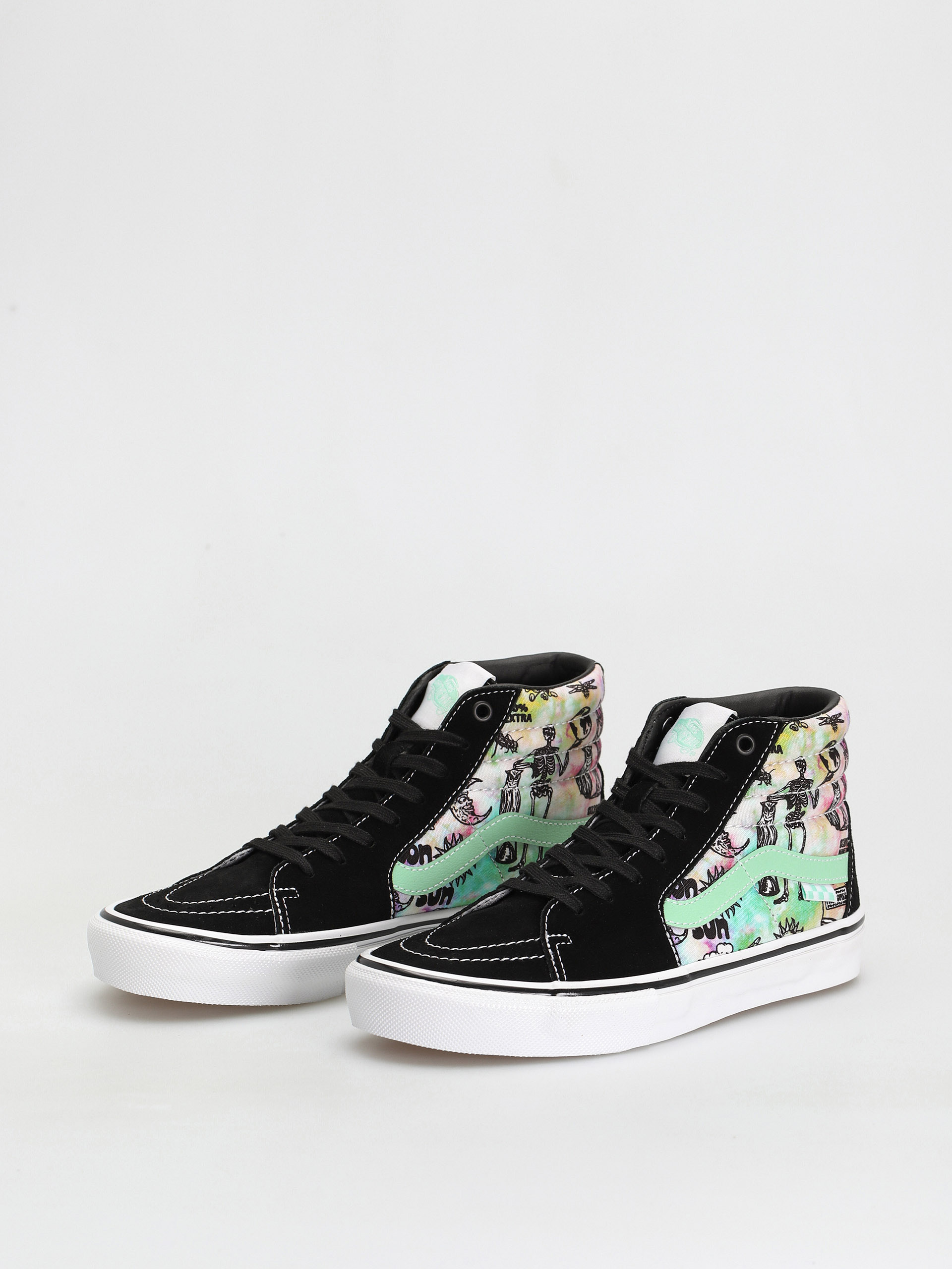 Vans Skate Sk8 Hi Shoes (shroom doom/black/green ash)