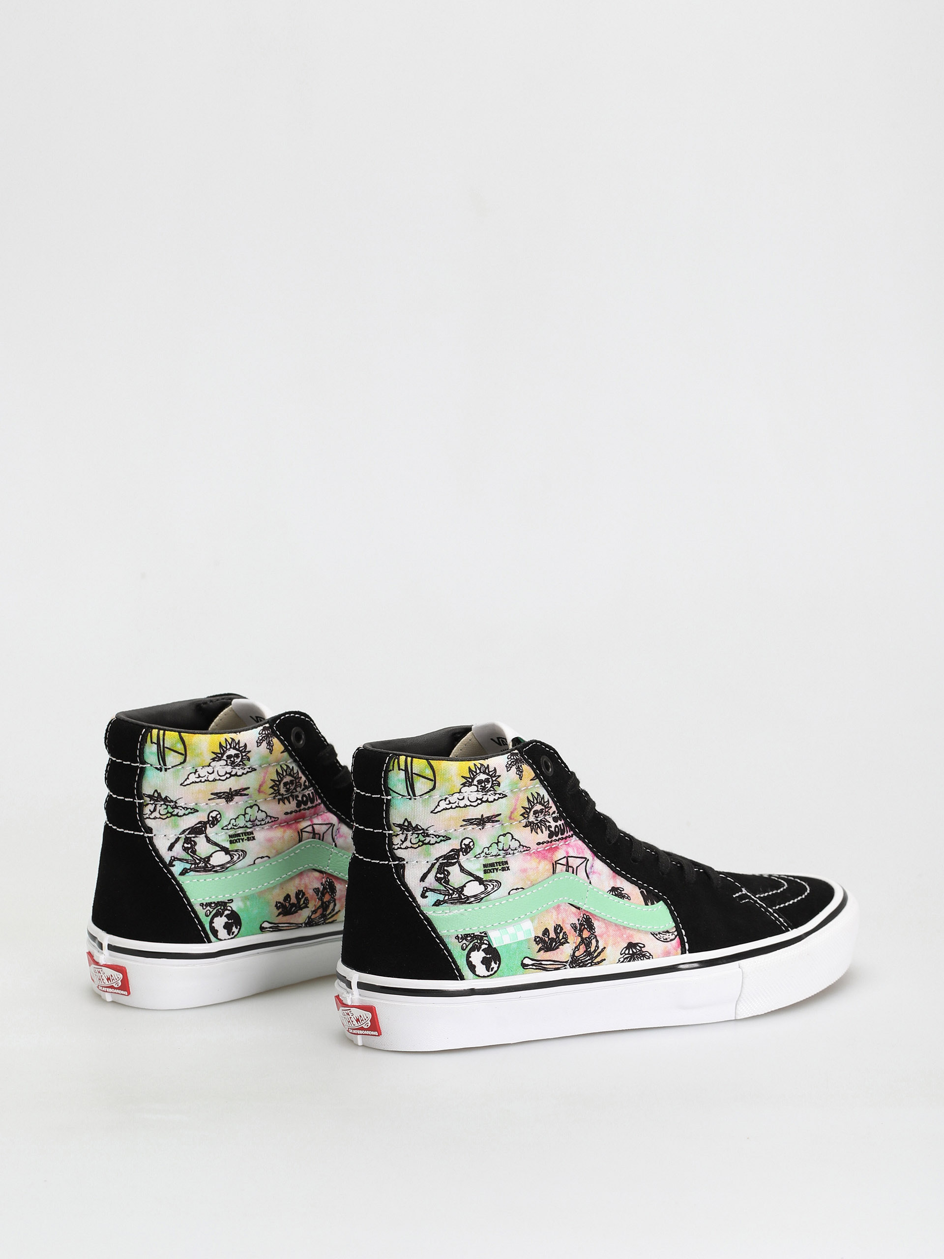 Vans Skate Sk8 Hi Shoes - black (shroom doom/black/green ash)