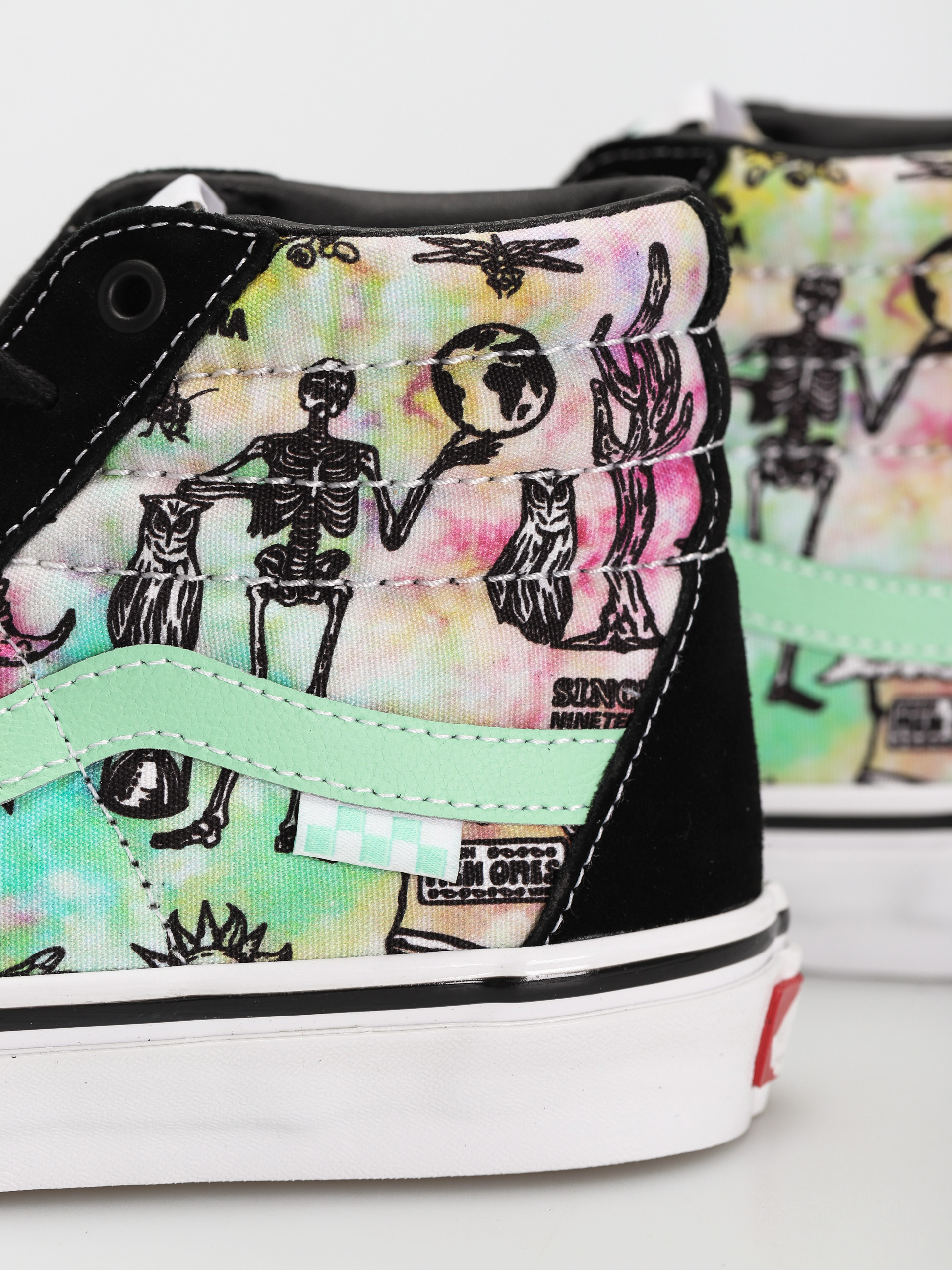 Vans Skate Sk8 Hi Shoes - black (shroom doom/black/green ash)