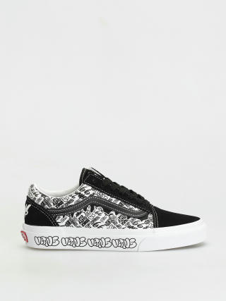 Vans Old Skool Shoes (graffiti/black/white)