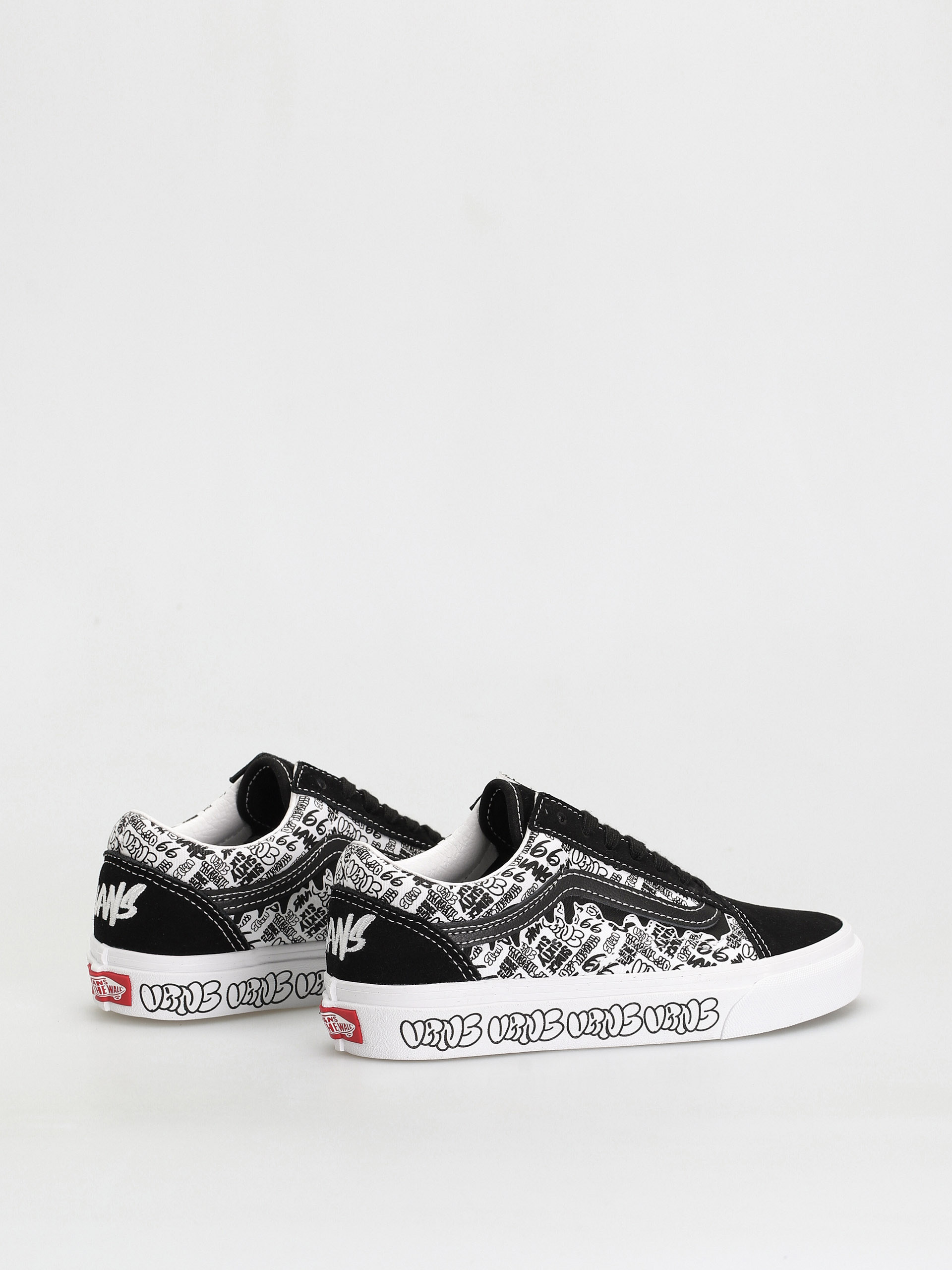 Vans Old Skool Schuhe (graffiti/black/white)