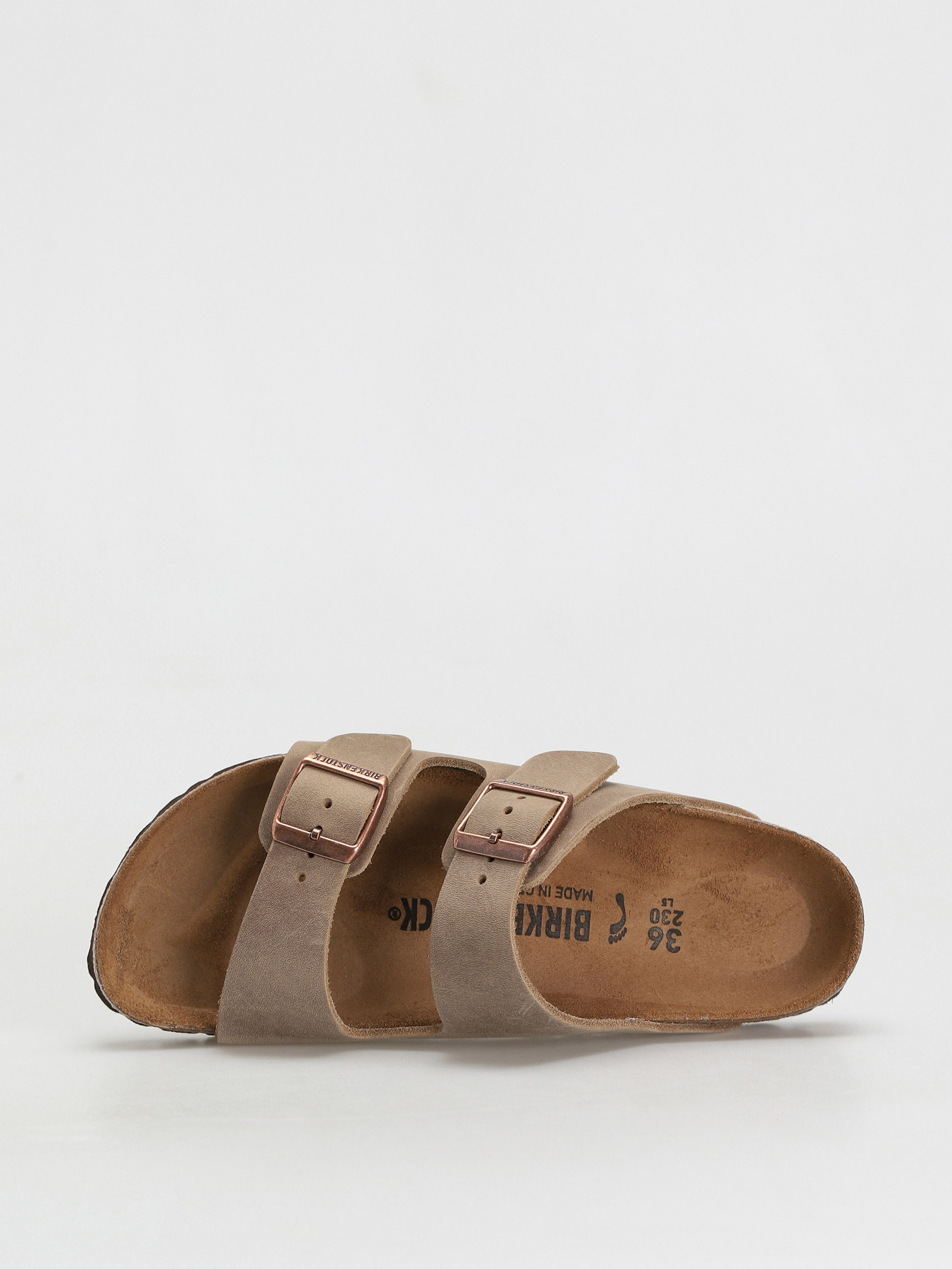 Birkenstock Arizona Narrow Flip flops Wmn (tabacco brown waxy leather)