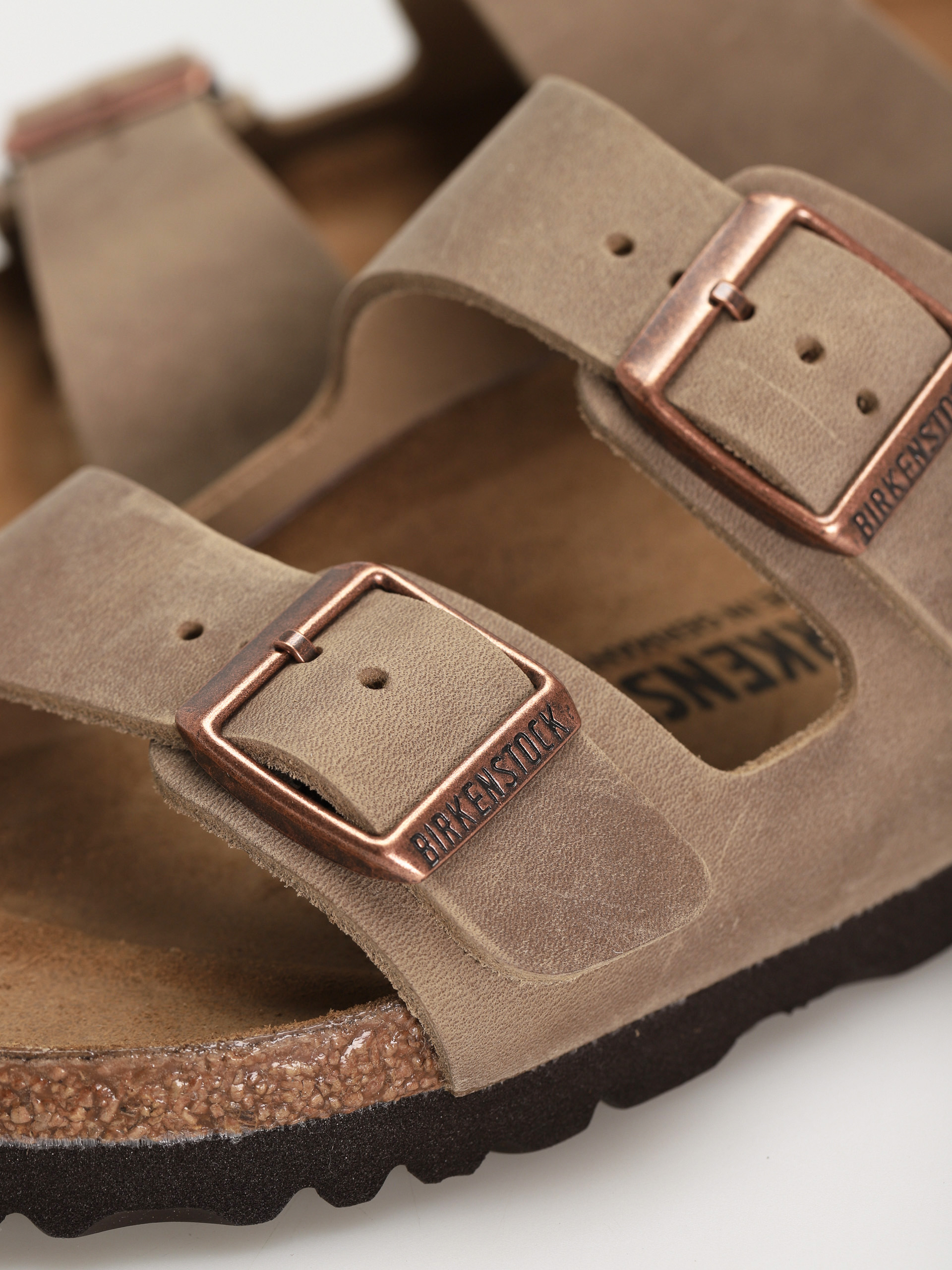 Birkenstock Arizona Narrow Flip flops Wmn (tabacco brown waxy leather)