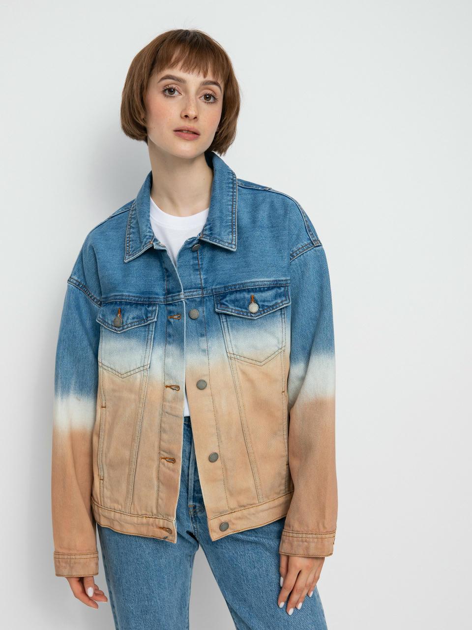 Roxy Sun Dipped Jacket Wmn (cool blue toast denim degreade)