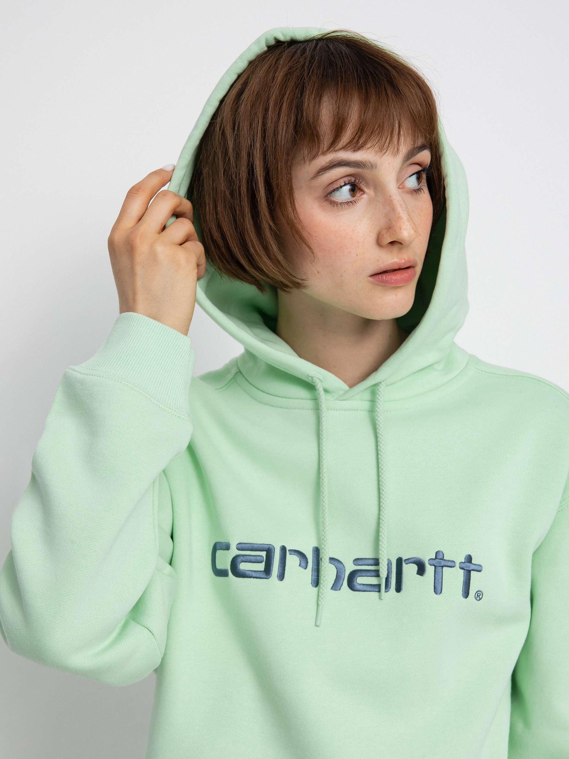 Lime green hotsell carhartt sweatshirt