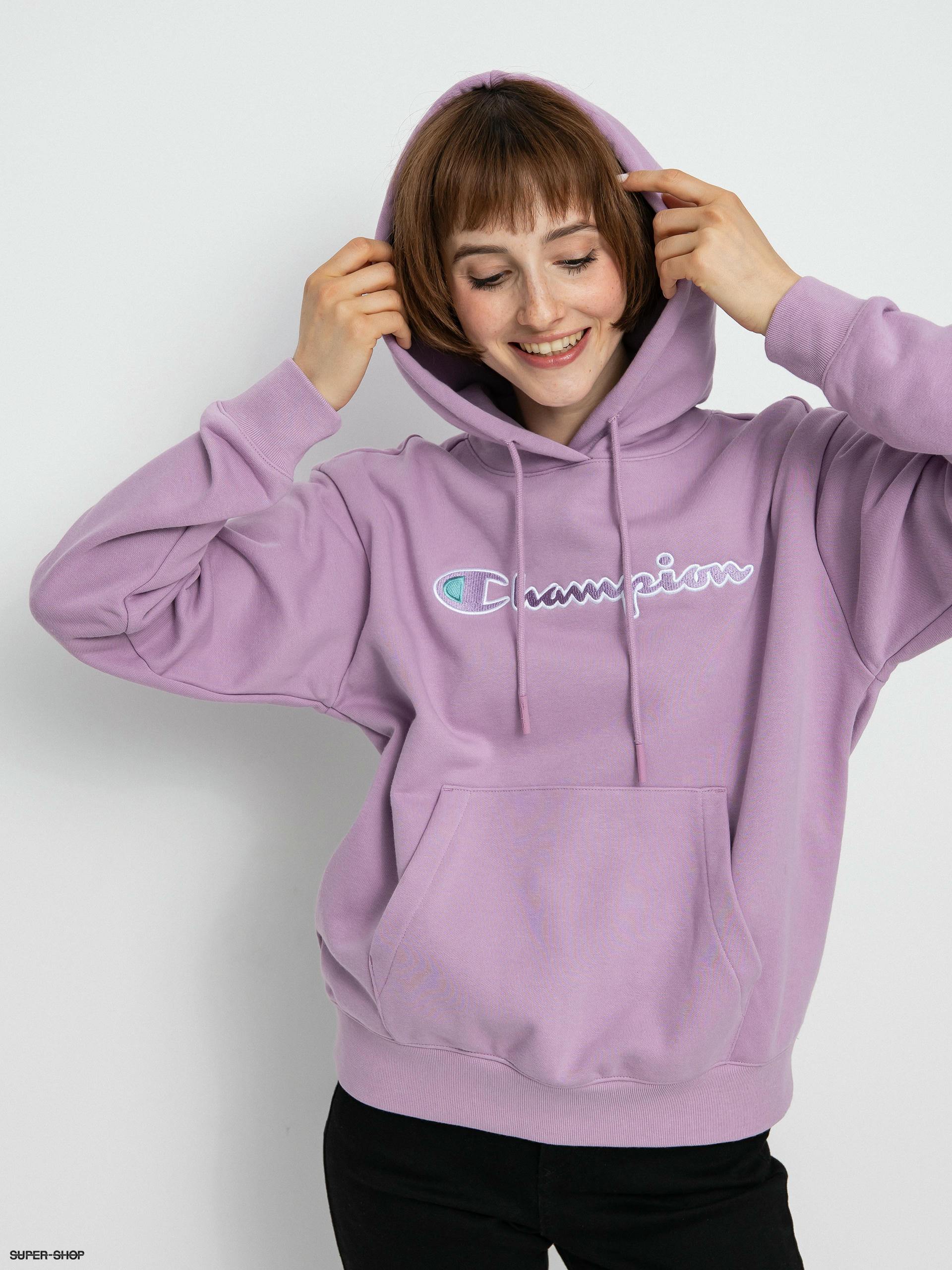 Champion sweater lavender shop 97