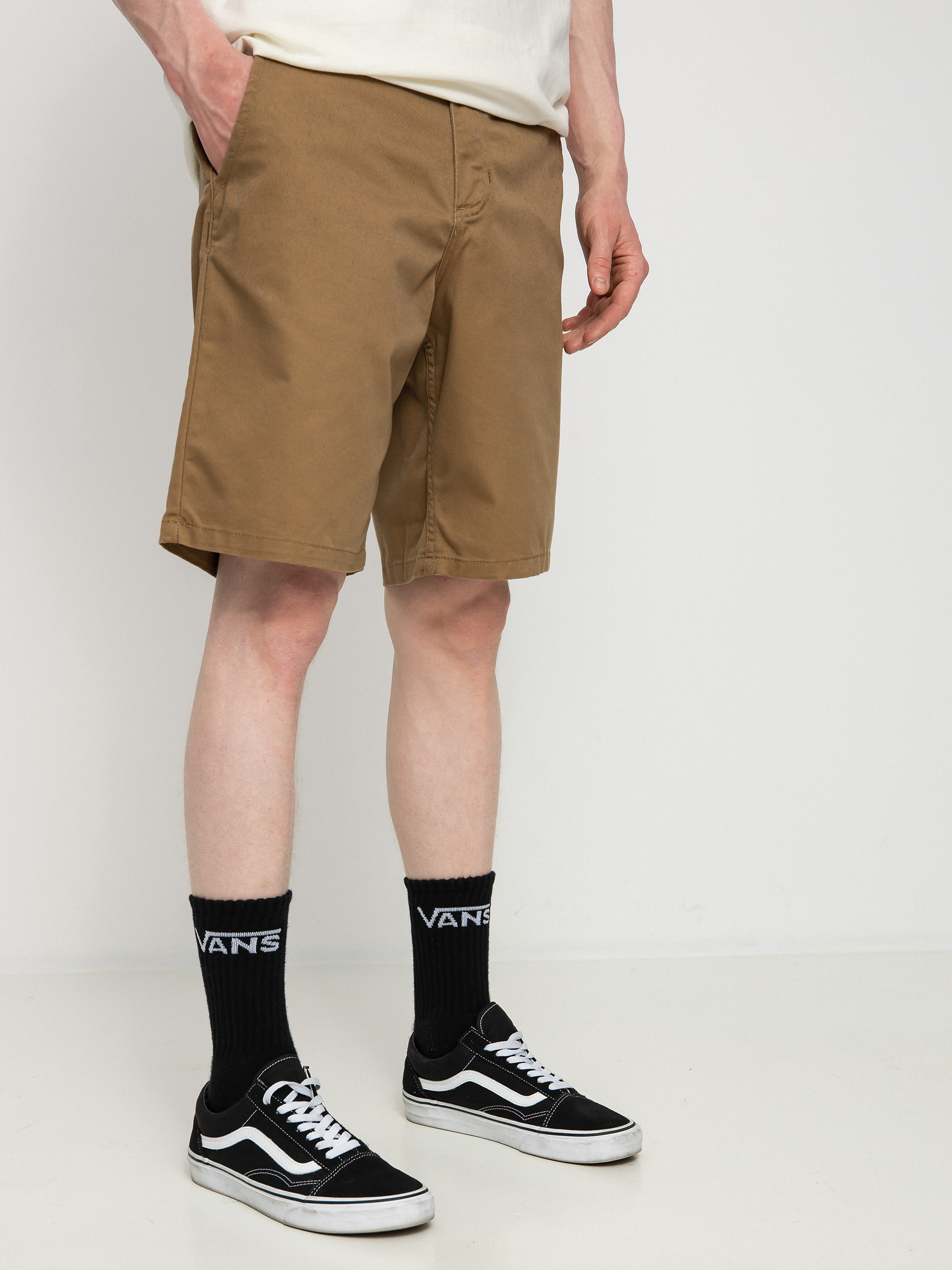 Vans slip on outlet with shorts