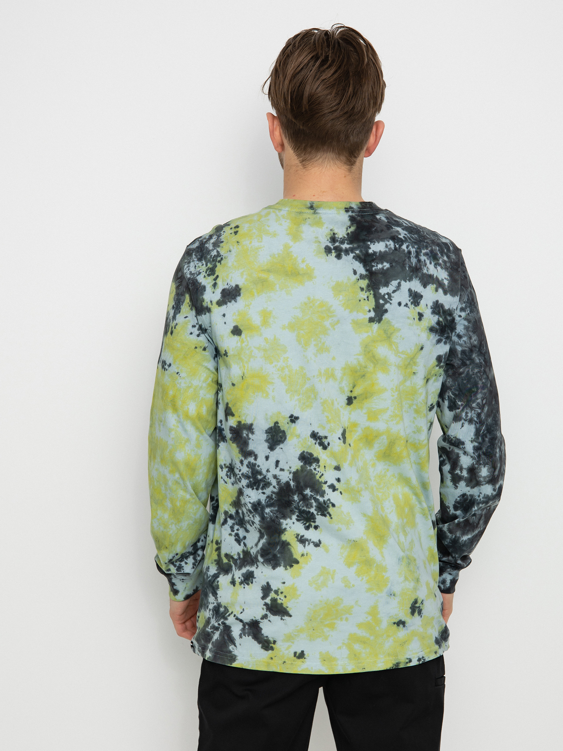 Volcom Iconic Dye Longsleeve (lime tie dye)