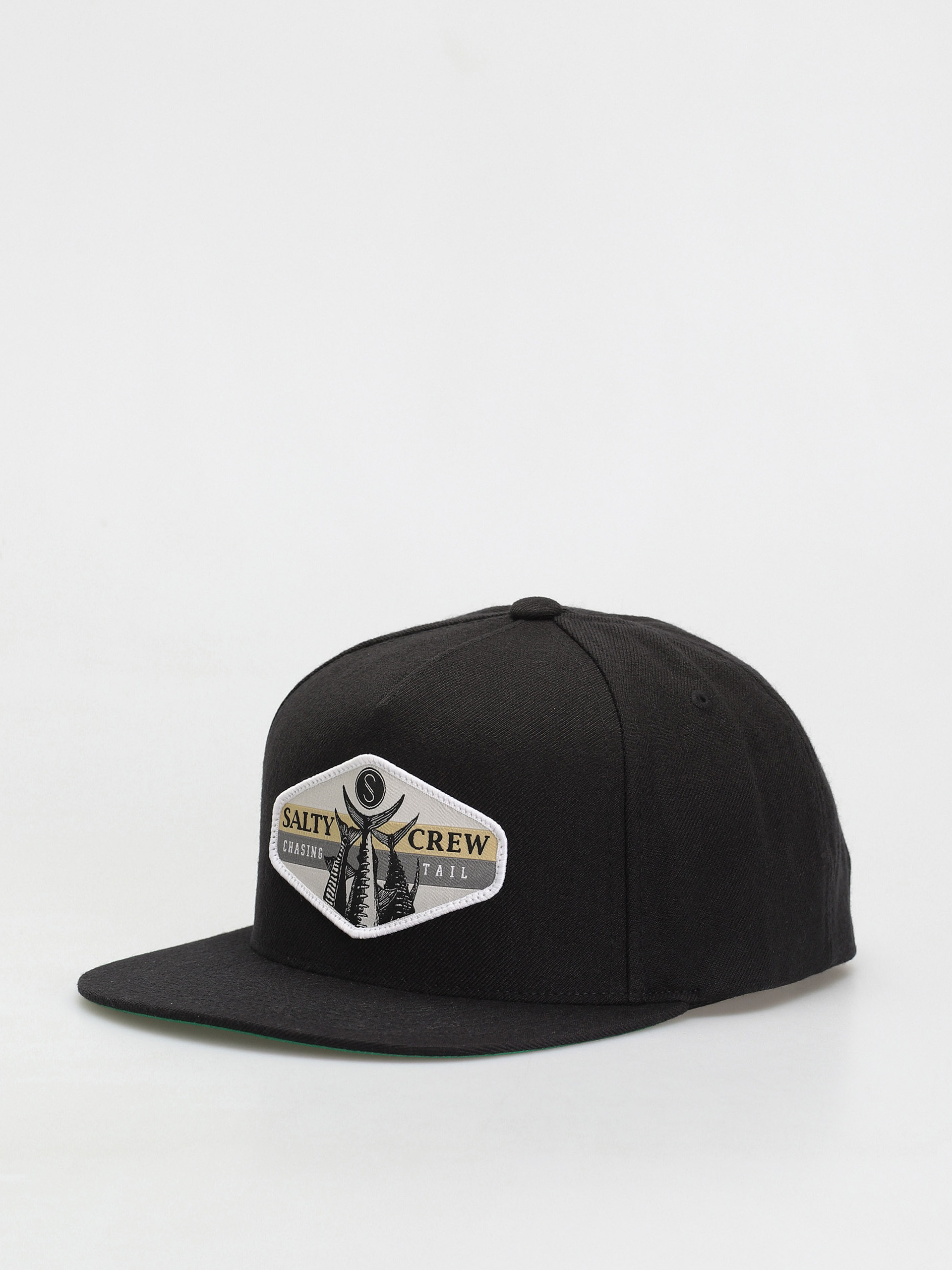 Salty Crew High Tail 5 Panel Cap (black)