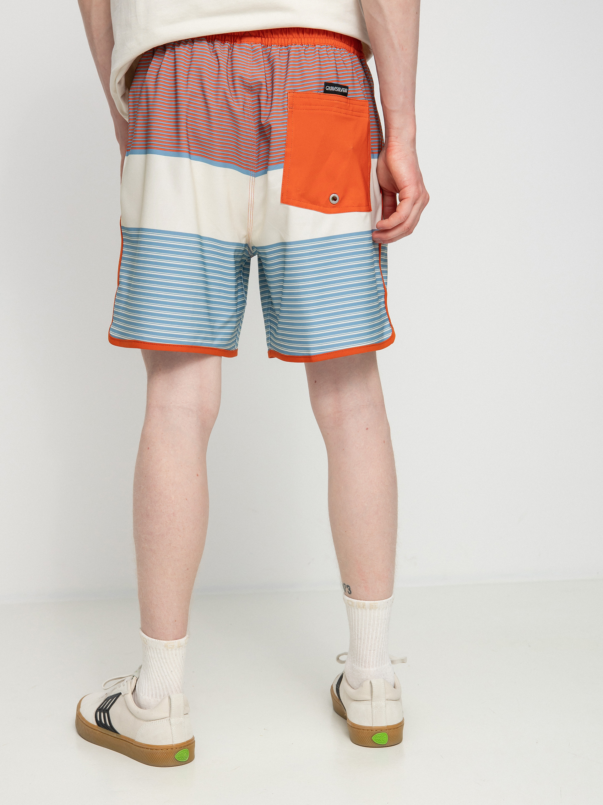 Quiksilver Ocean Scallop Str Volley 17 Shorts (burnt ochre)