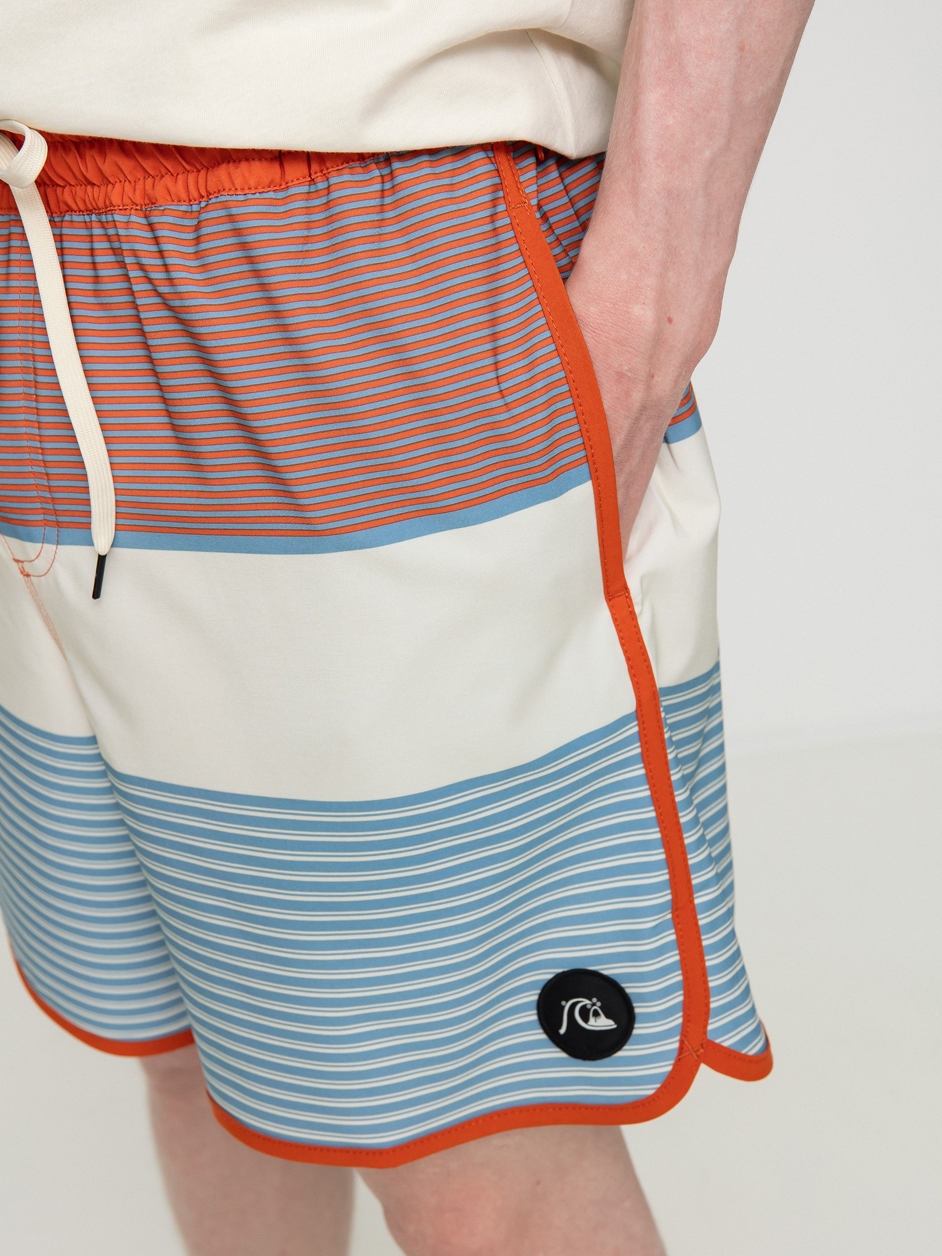 Quiksilver Ocean Scallop Str Volley 17 Shorts (burnt ochre)