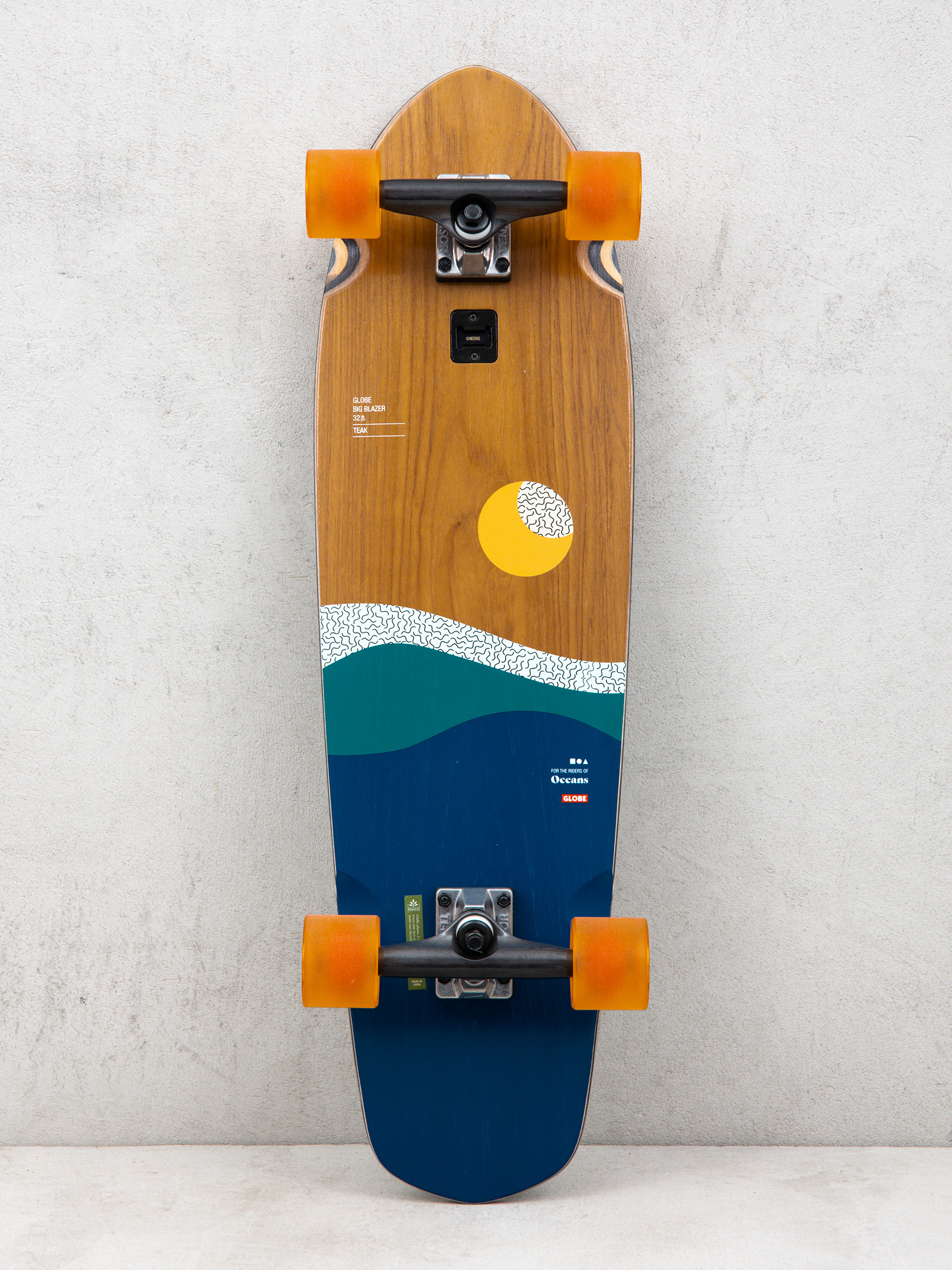 Globe Big Blazer Cruiser - brown (teak/oceans)