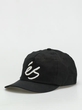 eS Script Applique Snapback Cap (black)