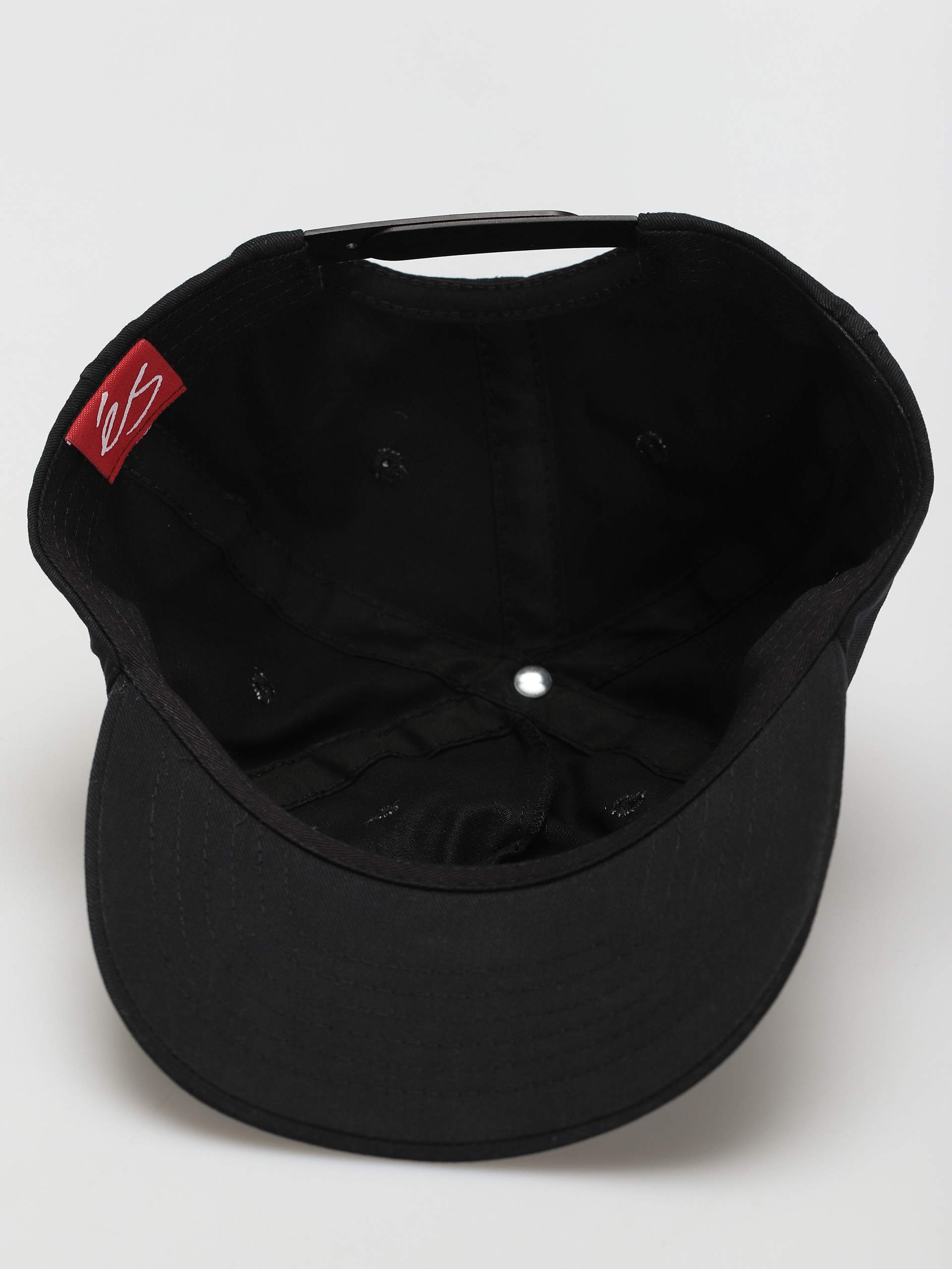 eS Script Applique Snapback Cap (black)