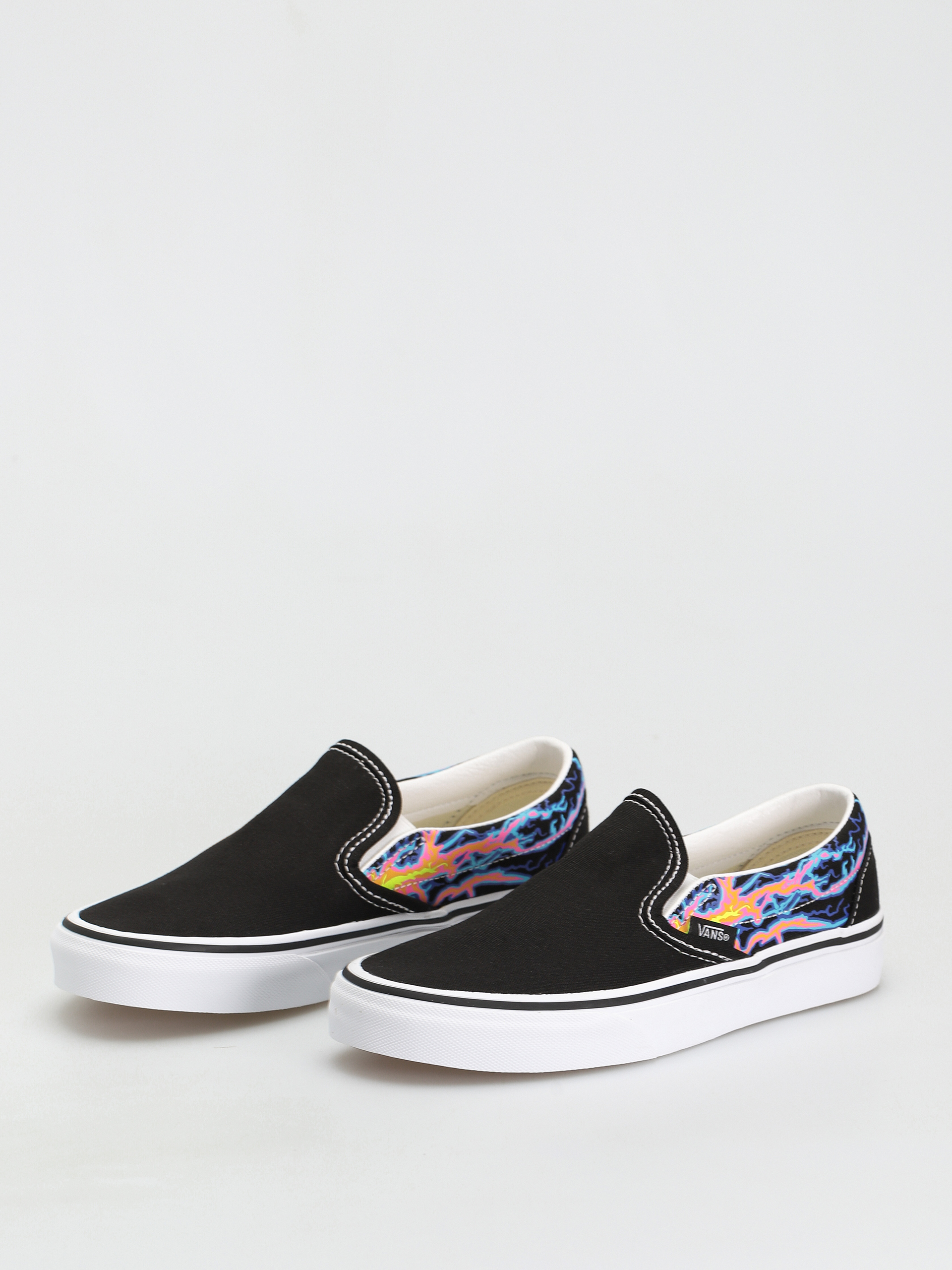 Vans Classic Slip On Schuhe (electric flame/black/true white)