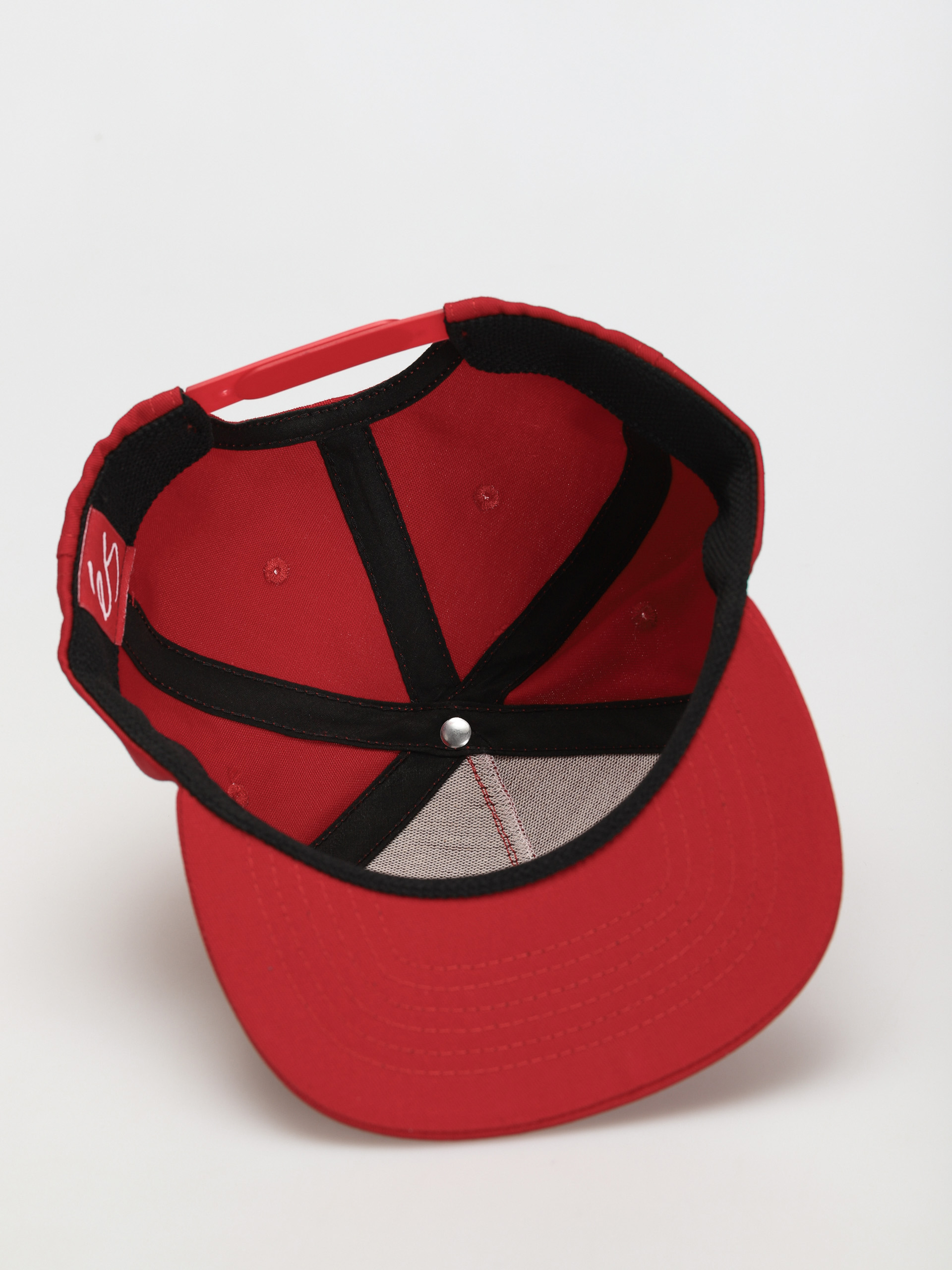 eS Main Block Snapback Cap (red)