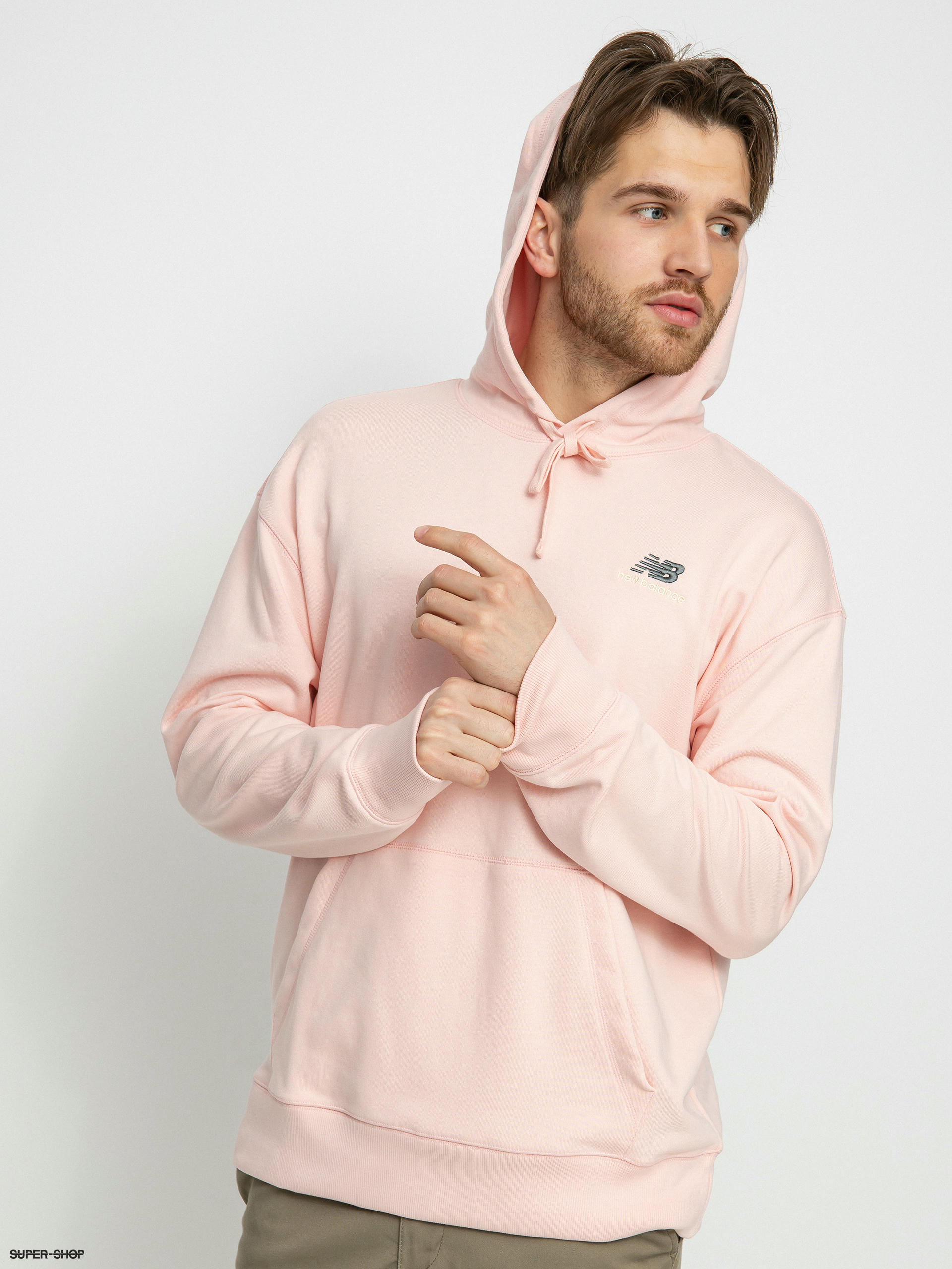 new balance hoodie pink