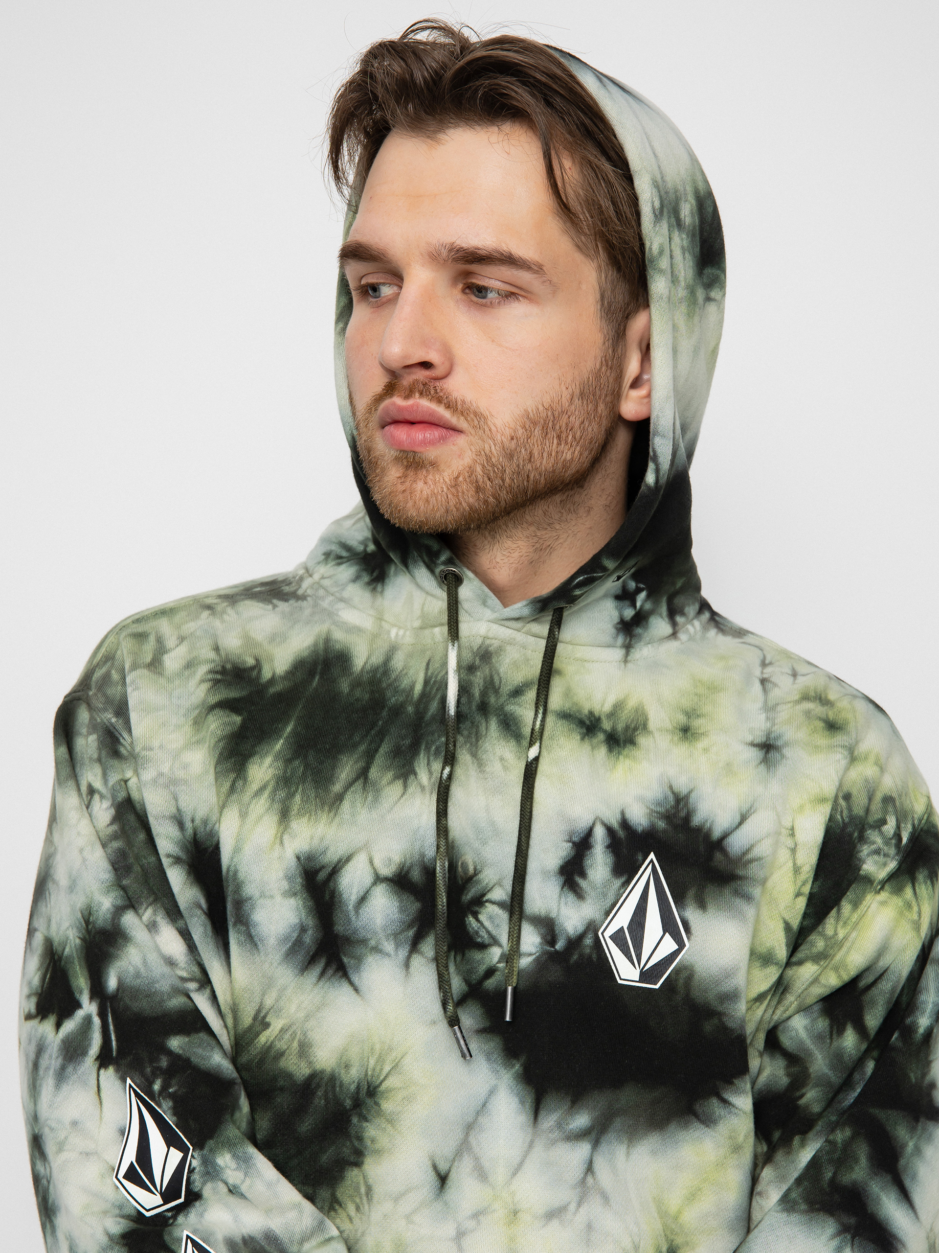 Volcom deadly stones hot sale tie dye hoodie