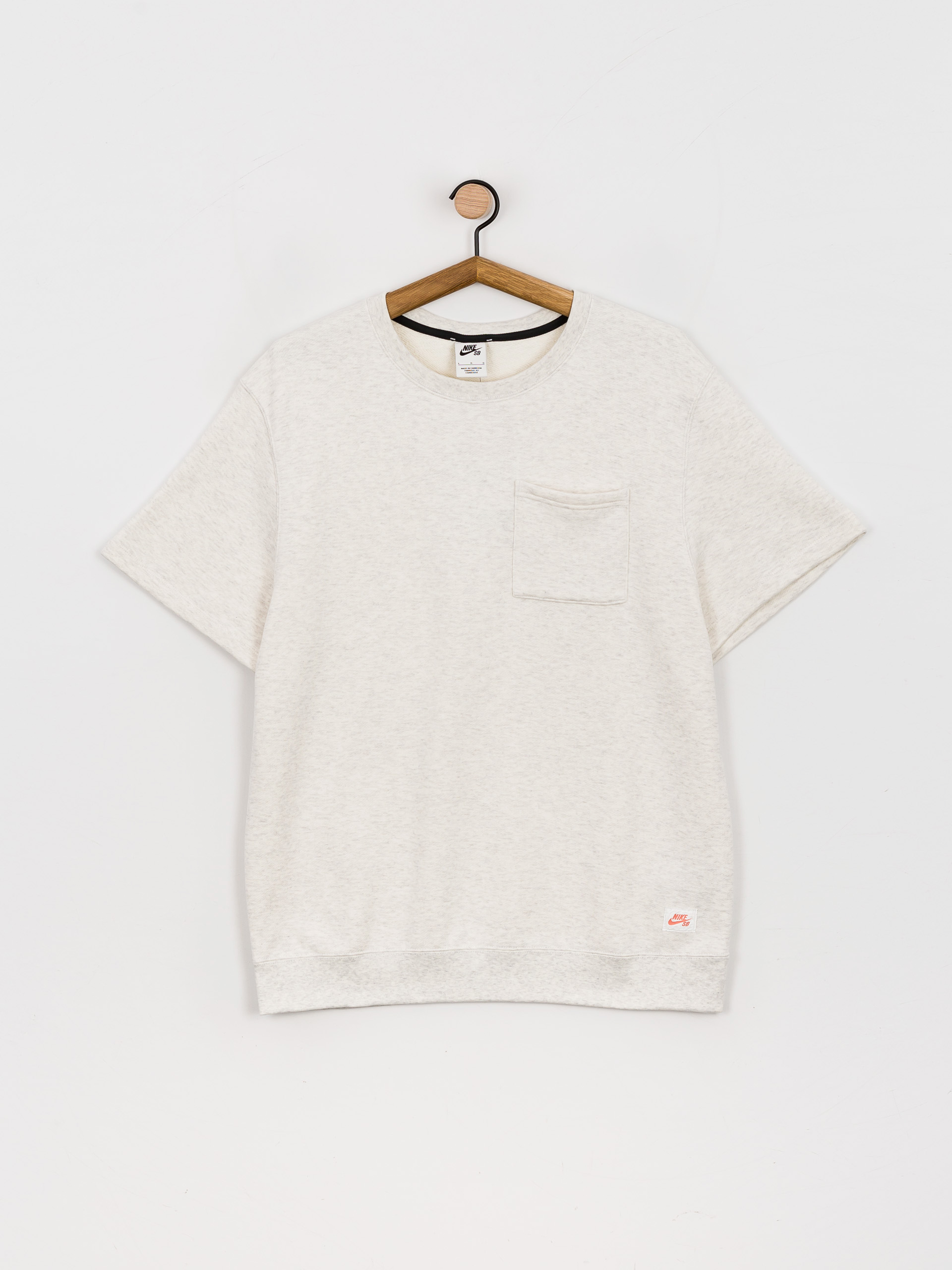 Nike SB Novelty Sweatshirt (birch heather/lt madder root)