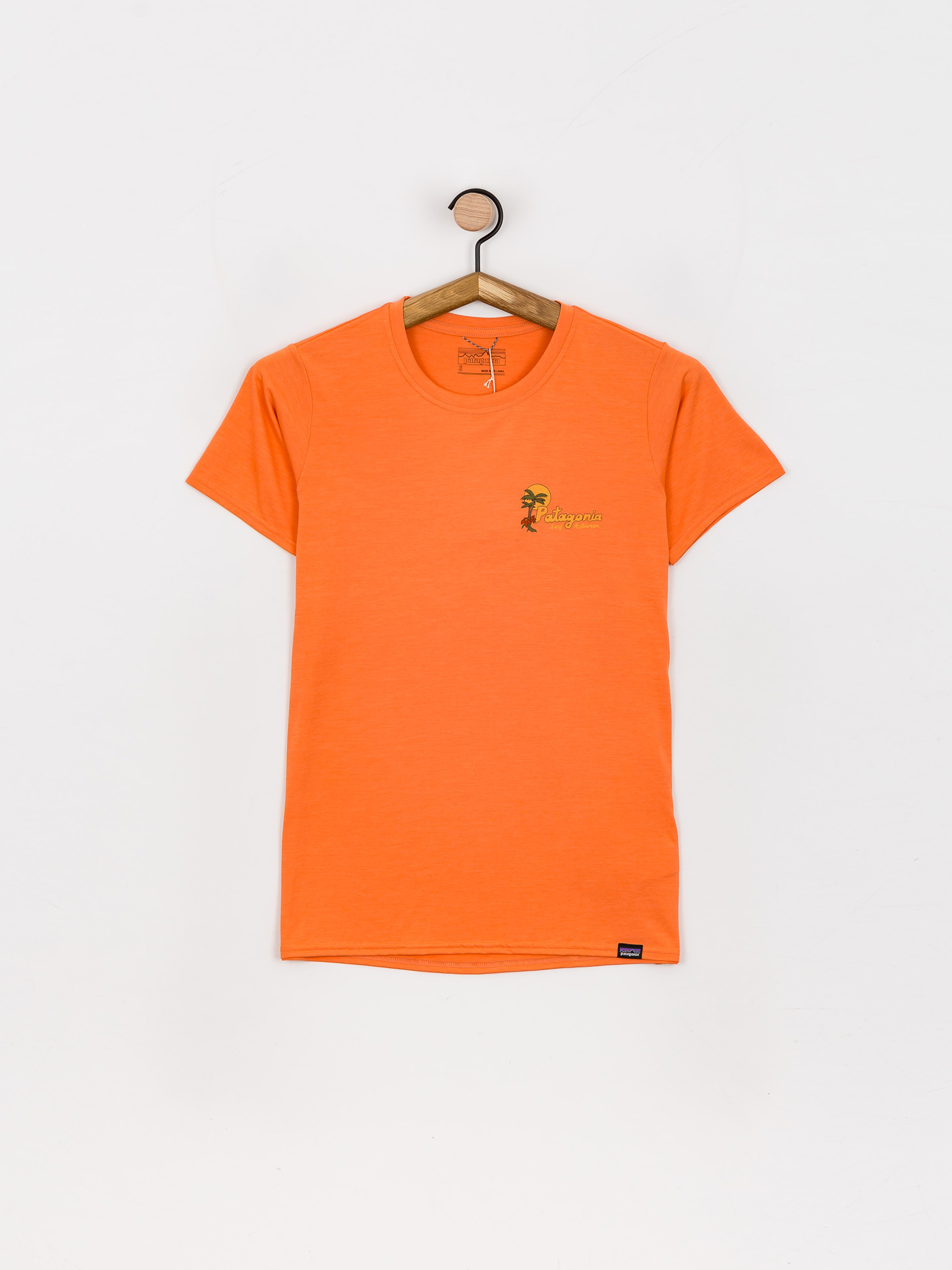 Patagonia Cap Cool Daily Graphic T-shirt Wmn (palm protest tigerlily orange x-dye)