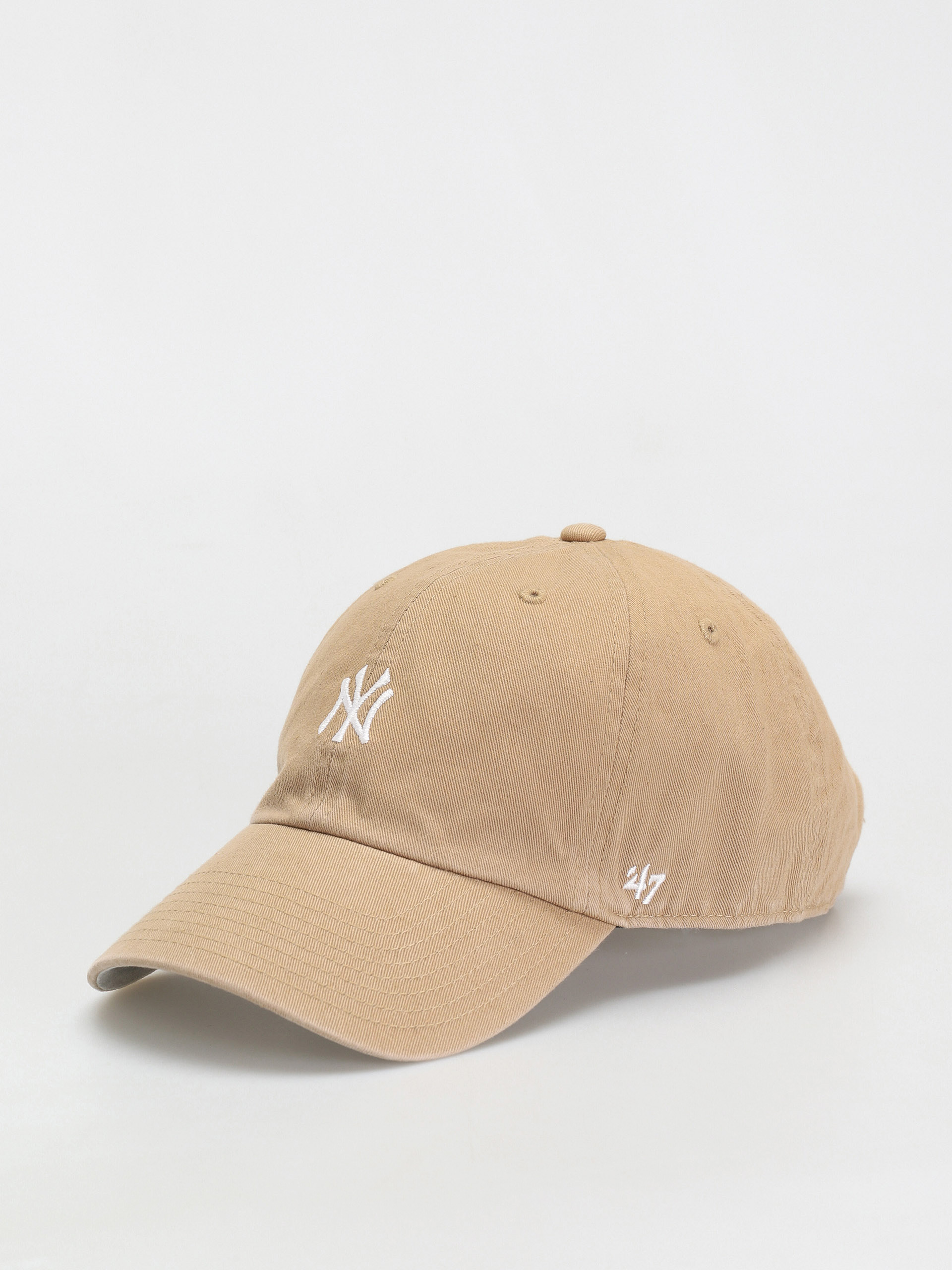 Cappellino 47 Brand Snapback Per Bambini - New York Yankees - Colore Beige/Naturale - Taglia Unica 52-56 Cm (6-12 Anni)