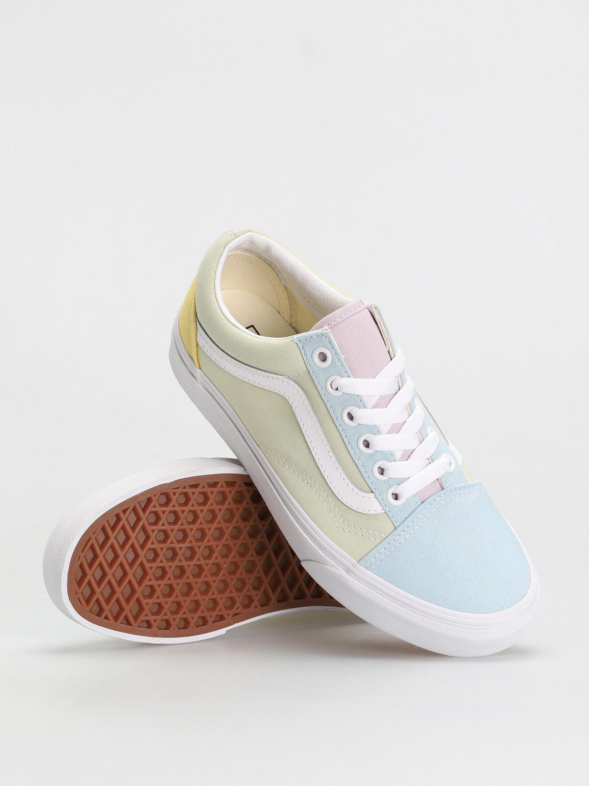 Vans Old Skool Schuhe (pastel block/multi/true white)