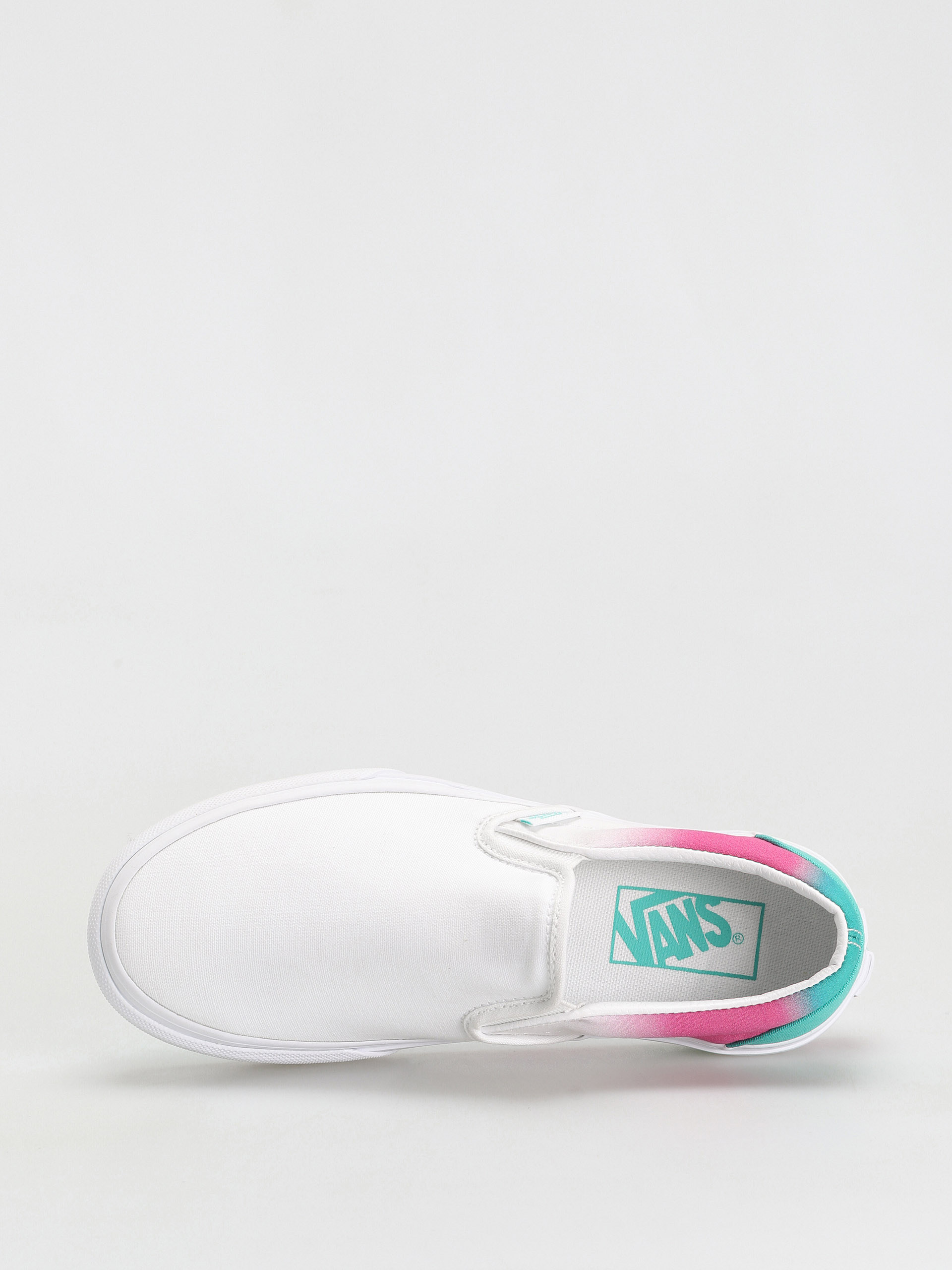 Vans Classic Slip On Platform Schuhe (spring fade/white/true white)