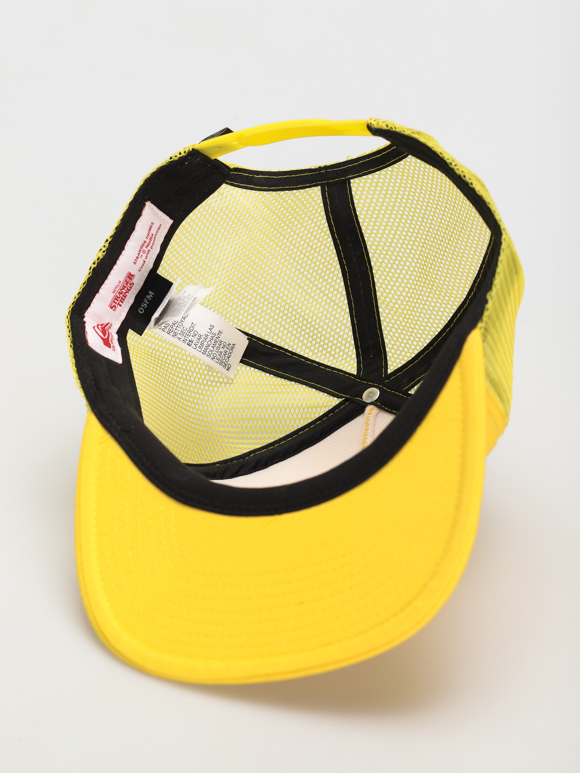 Quiksilver  X Stranger Things Surfer Boy Trucker Cap (lemon zest)