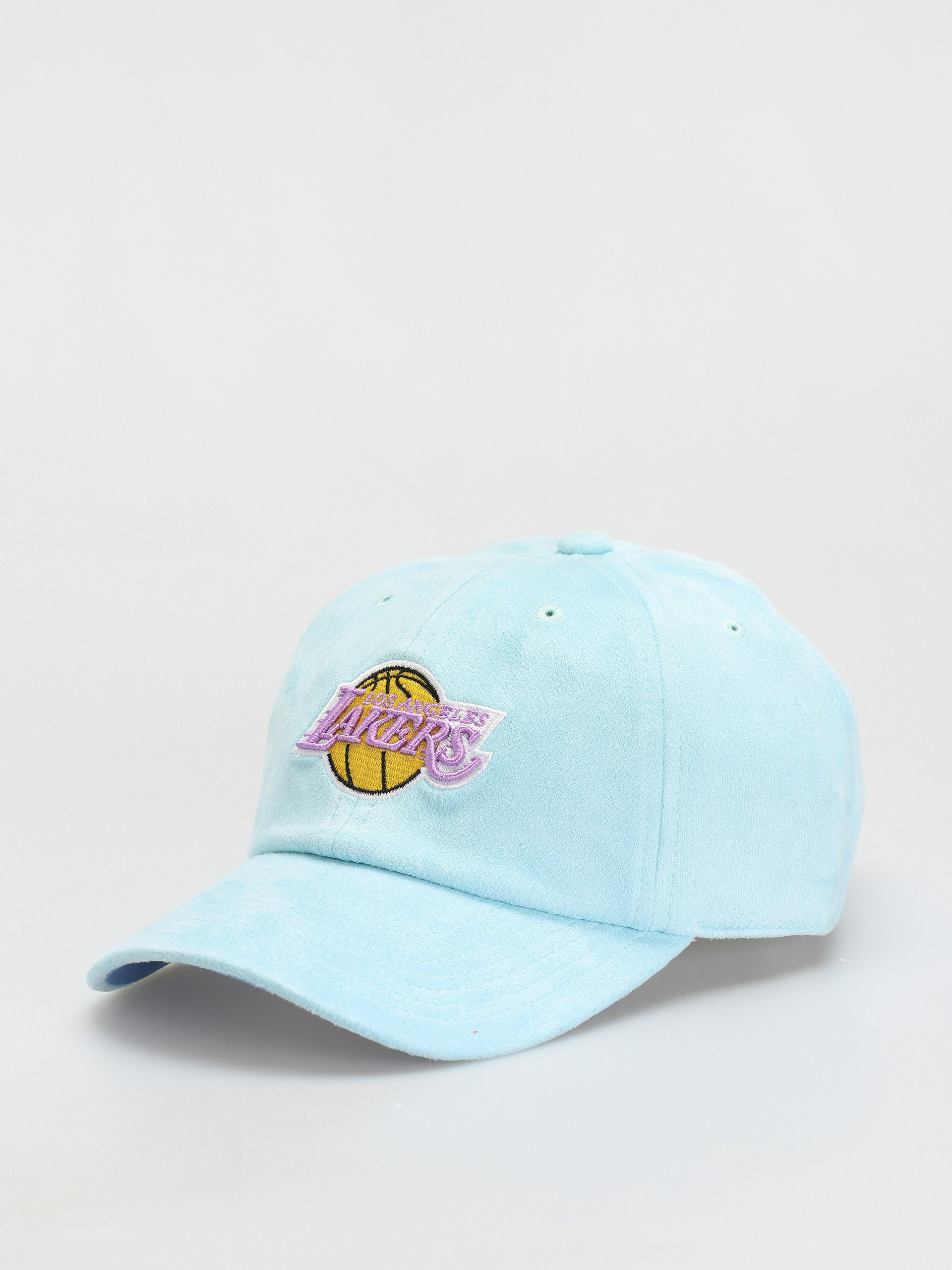 Mitchell & Ness Suede Dad Cap (los angeles lakers blue)