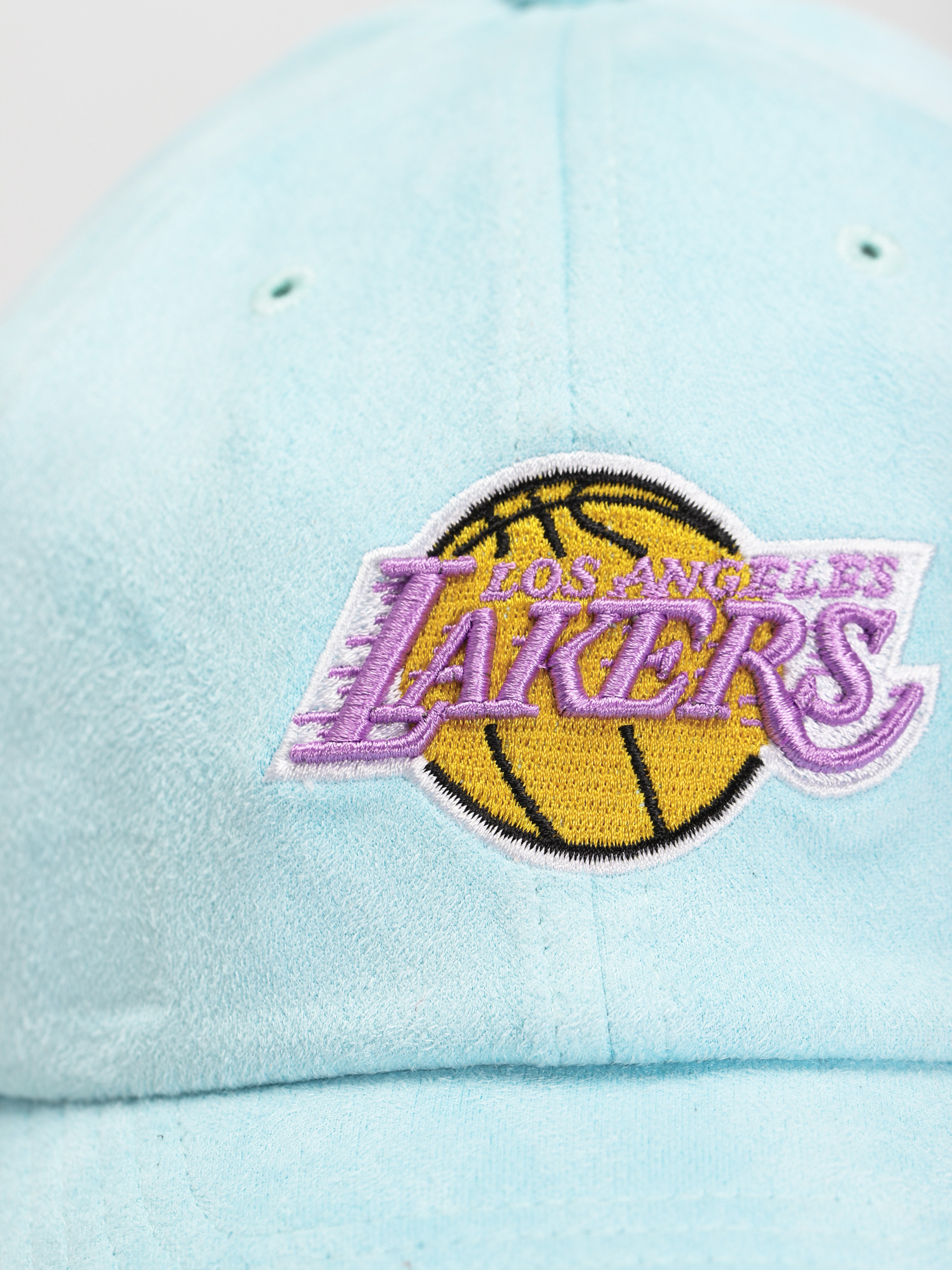 Mitchell & Ness Suede Dad Cap (los angeles lakers blue)