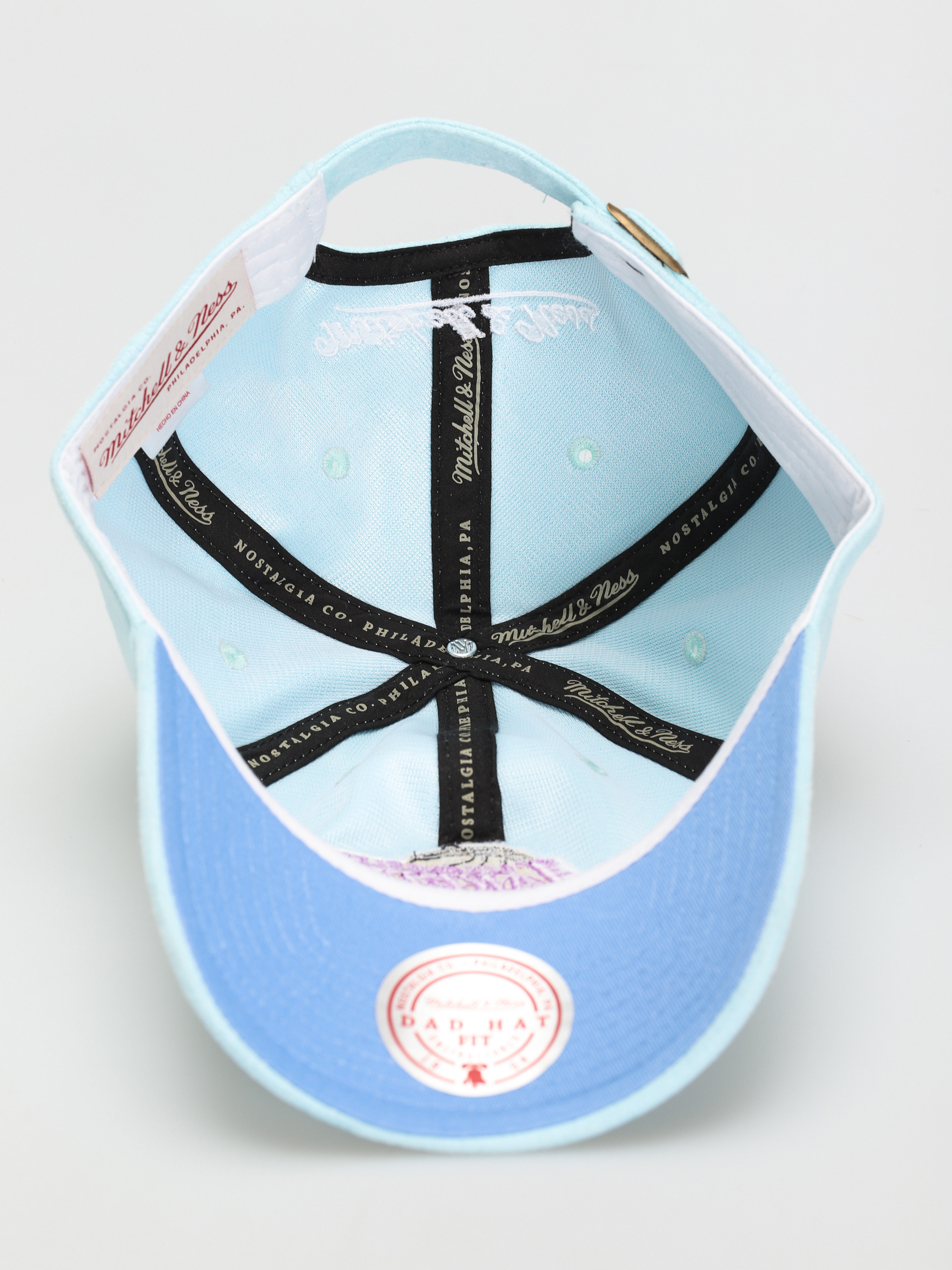 Mitchell & Ness Suede Dad Cap (los angeles lakers blue)