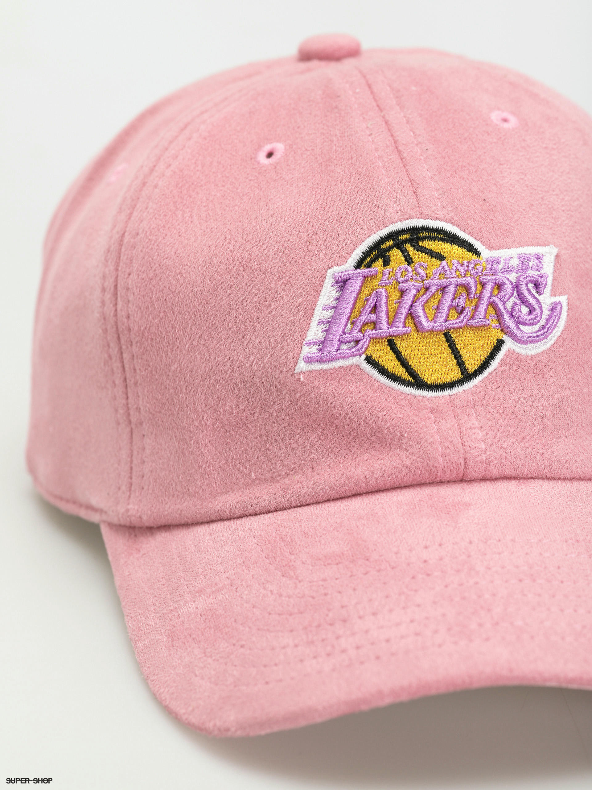 pink lakers snapback