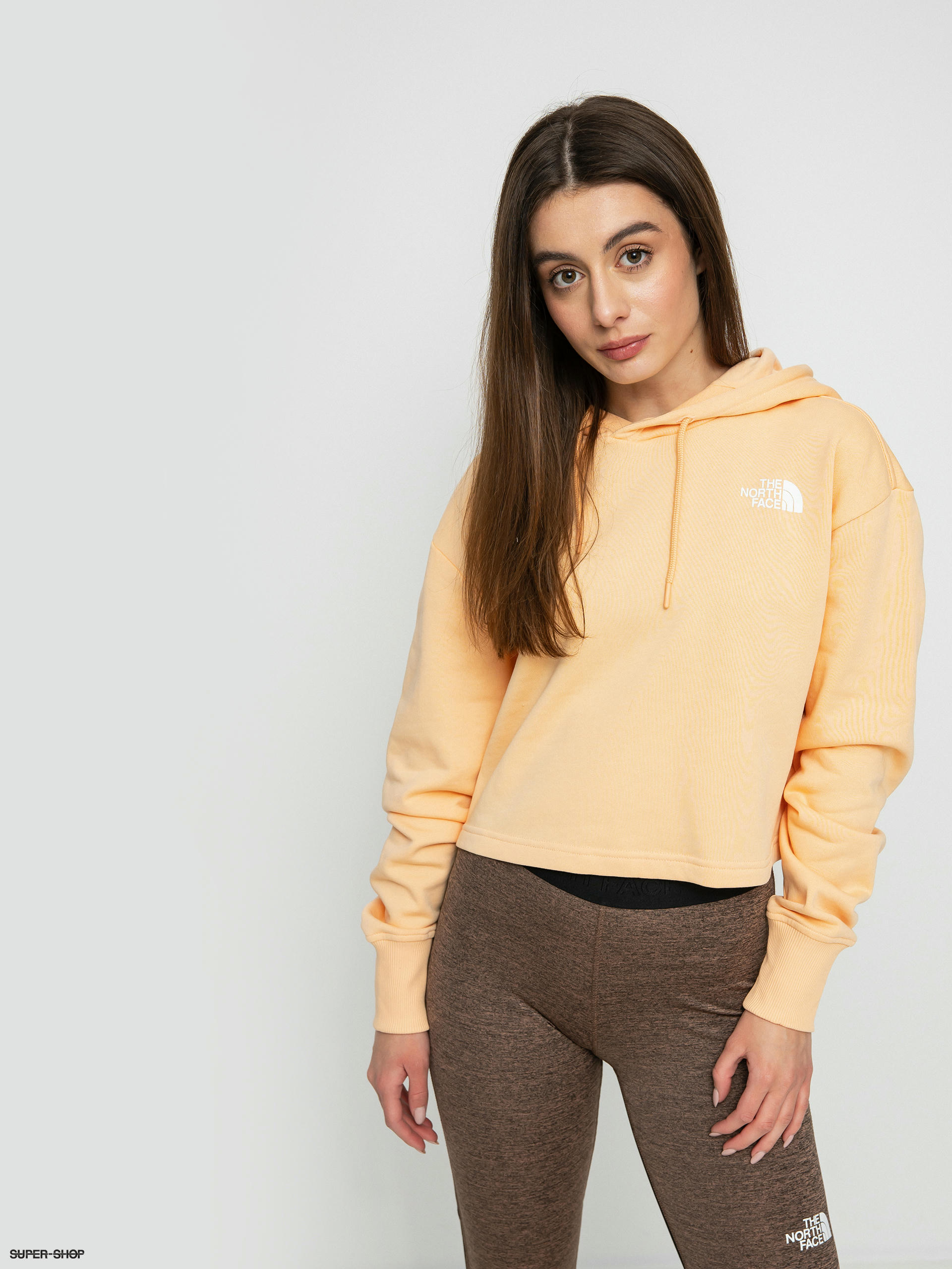 north face crop hoodie