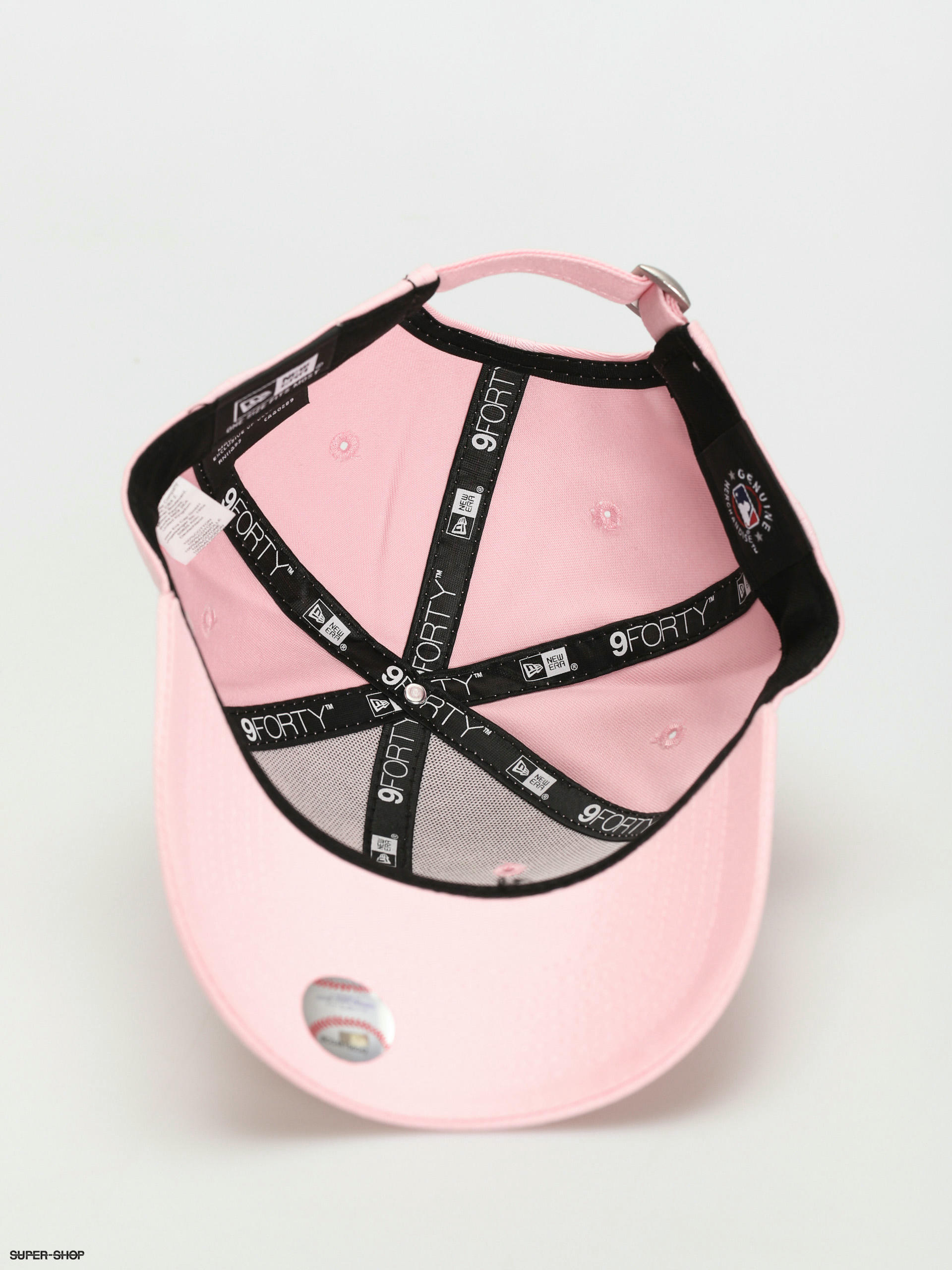 New Era Curved Brim Pink Logo 9FORTY League Essential Los Angeles