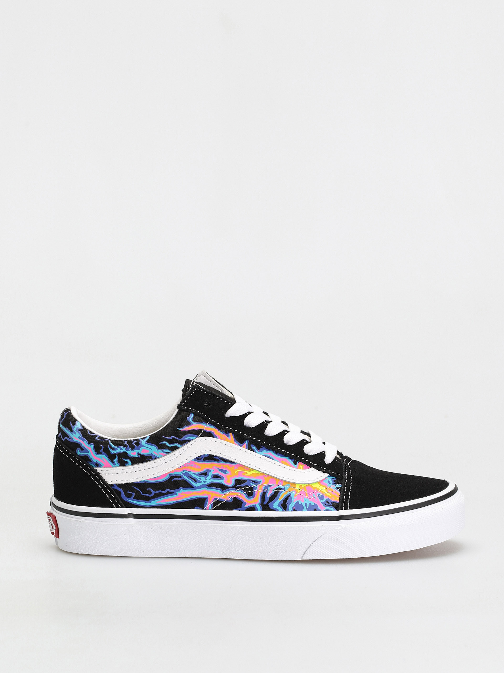 vans black and floral